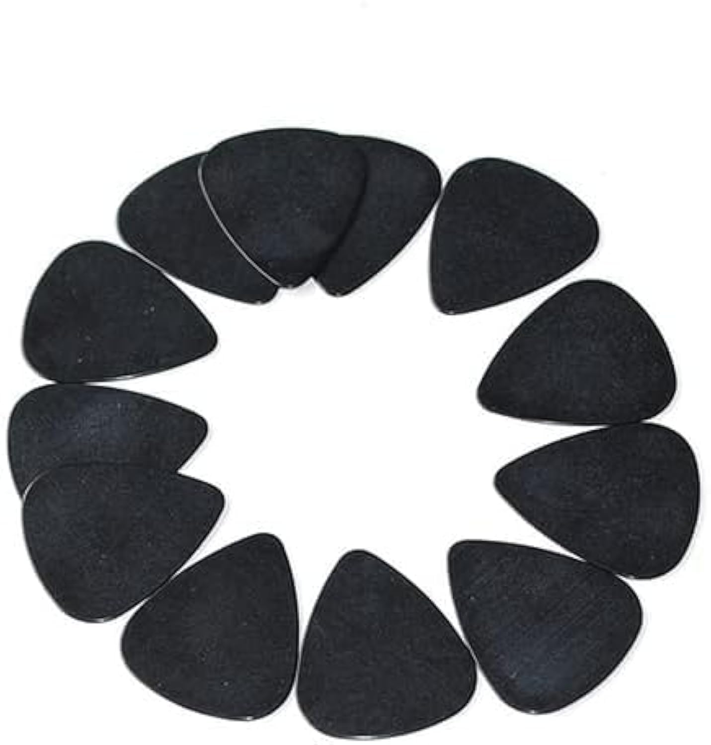 10Pcs Black Guitar Picks, Celluloid Guitar Plectrums For Your Electric, Acoustic, Or Bass Guitar 0.5Mm Guitar Picks And Bass Pic