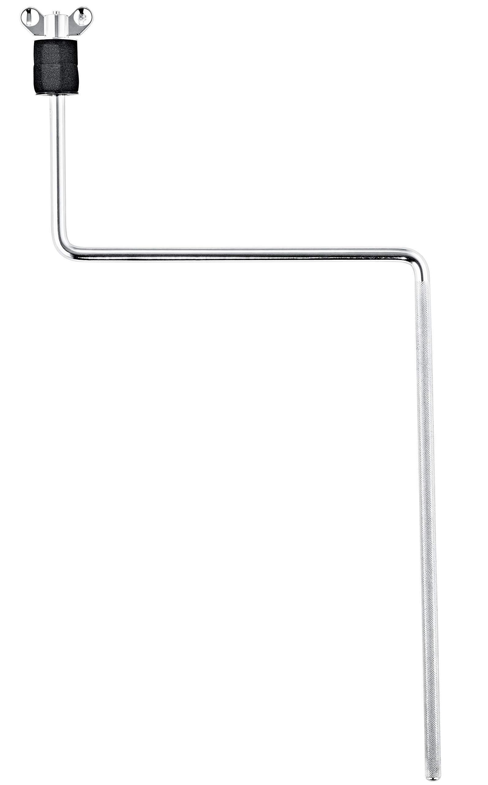 Meinl Percussion Cymbal Holder Attachment, Z-Shaped Rod with Wing Nut and Felt Washers - NOT Made in China - Standard 3/8    Dia