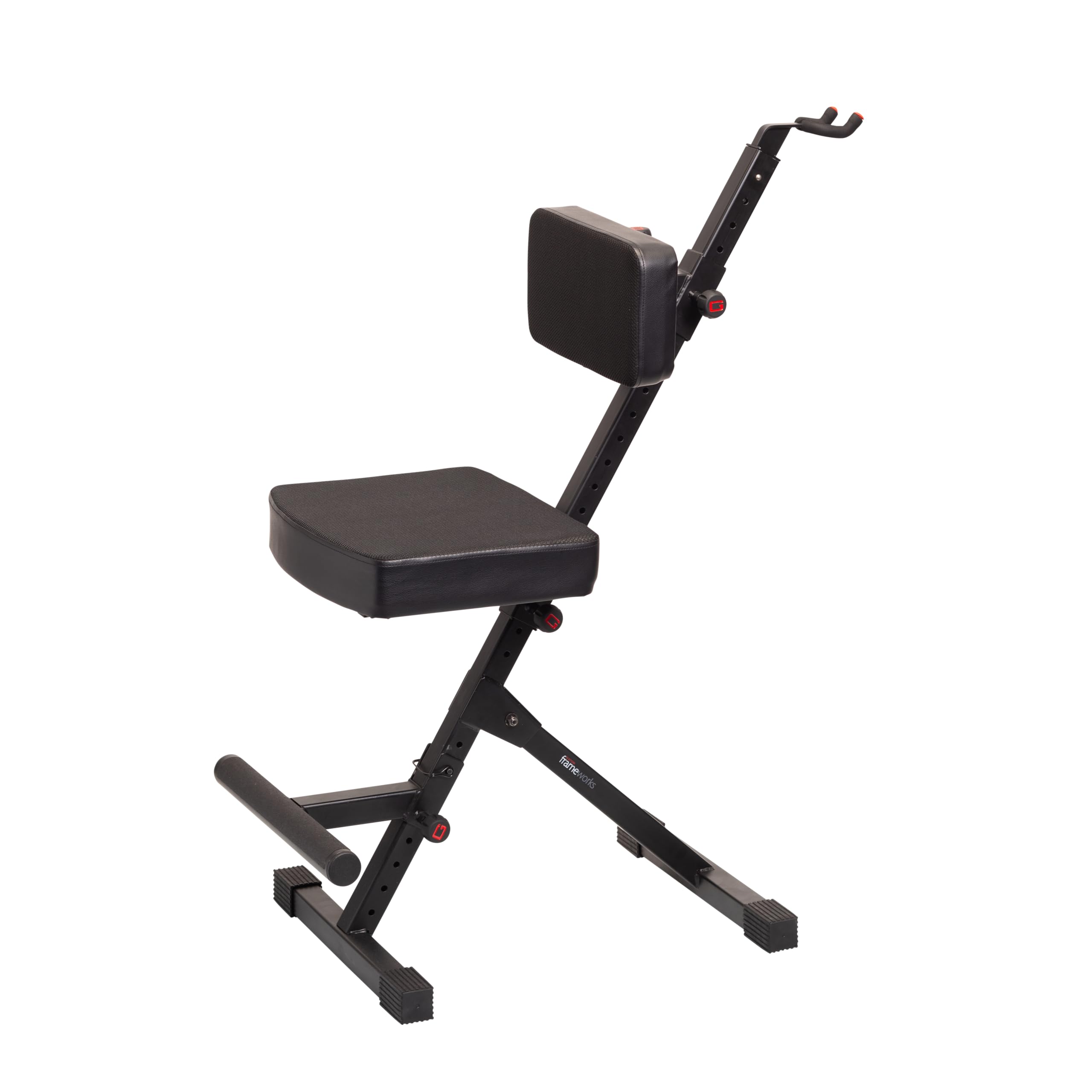 Deluxe Guitar Seat w/ Adjustable Back Rest & Guitar Hanger