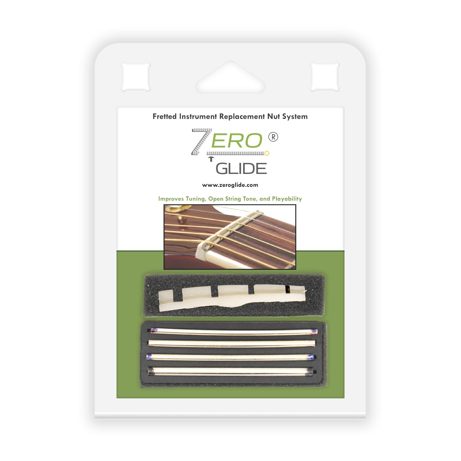 Zero Glide Zs-17F Acoustic Guitar Nut For Fender-Style Bass Guitar