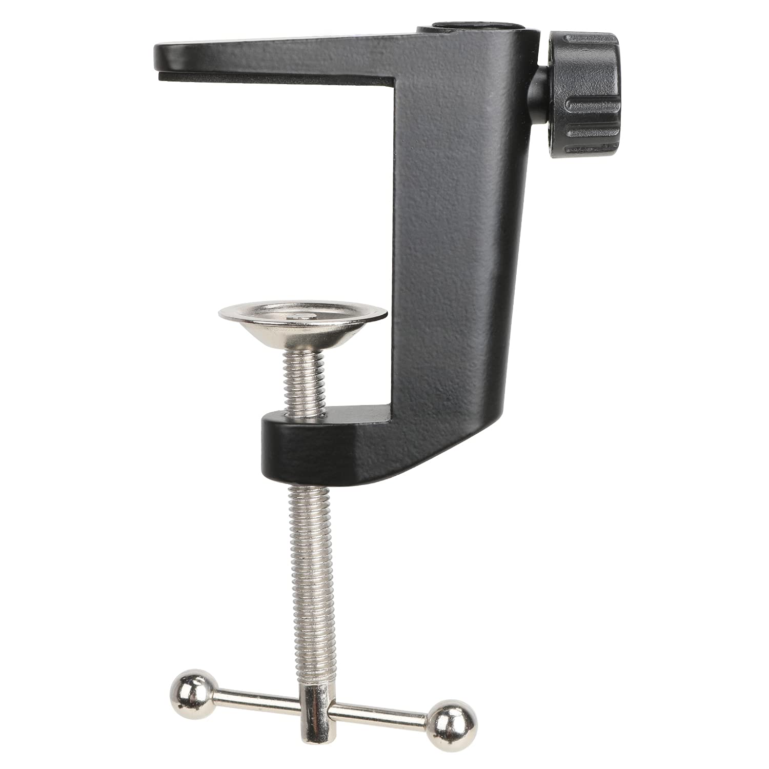 YOUSHARES Table Mount Clamp for Mic - Boom Arm Clamp for Microphone Arm Stand with Adjustable Screw, the Maximum Gap is 55mm/2.1
