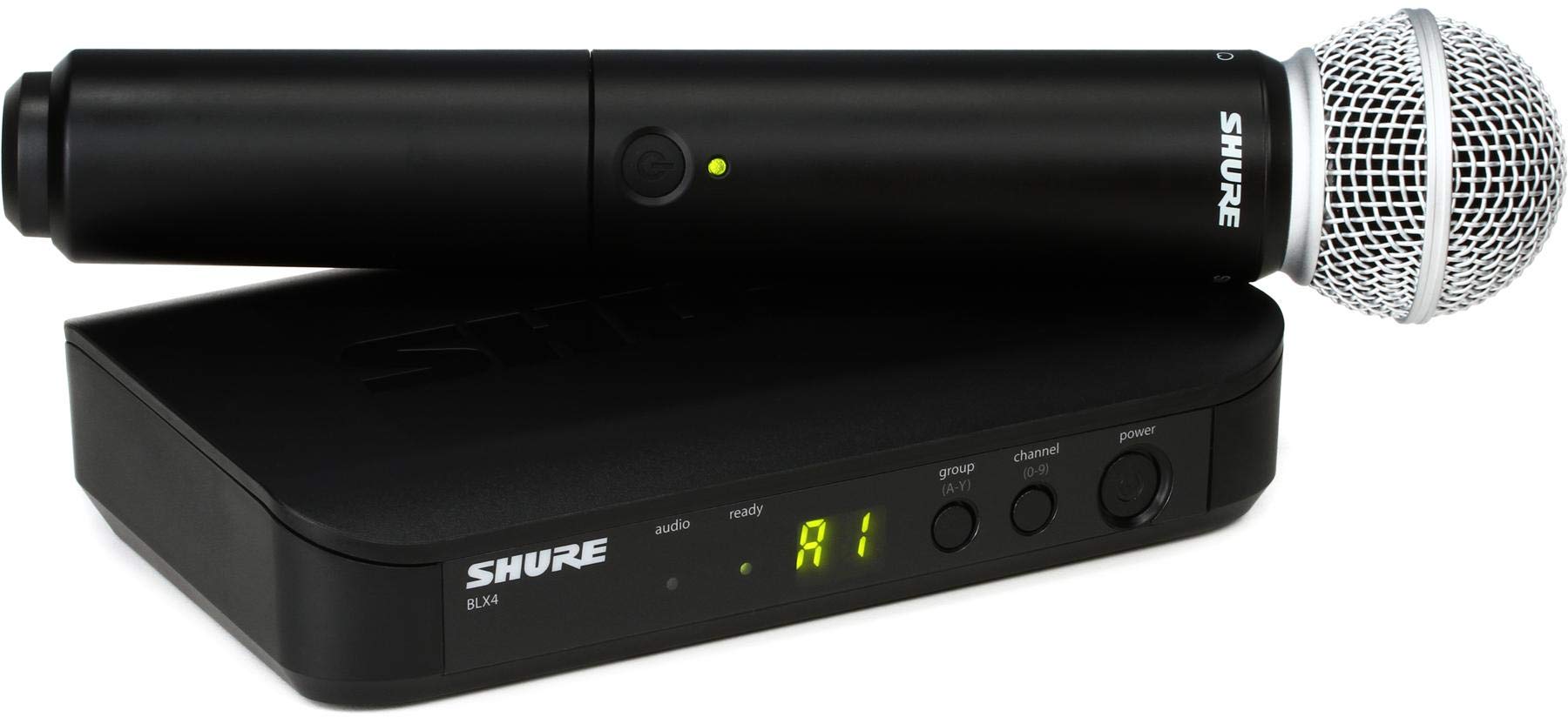 Shure Blx24/Sm58 Uhf Wireless Microphone System - Perfect For Church, Karaoke, Vocals - 14-Hour Battery Life, 300 Ft Range | Inc