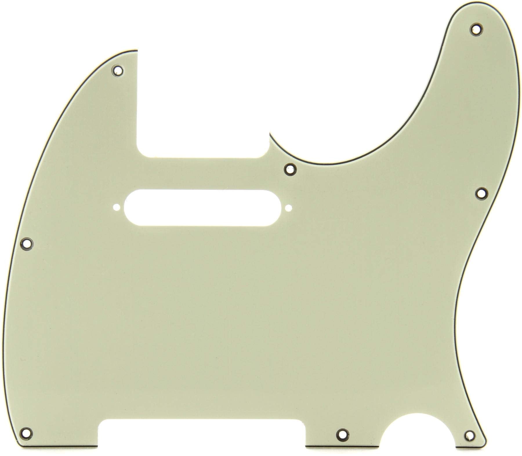 Fender Modern Pickguard, Telecaster, 8-Hole - Mint Green