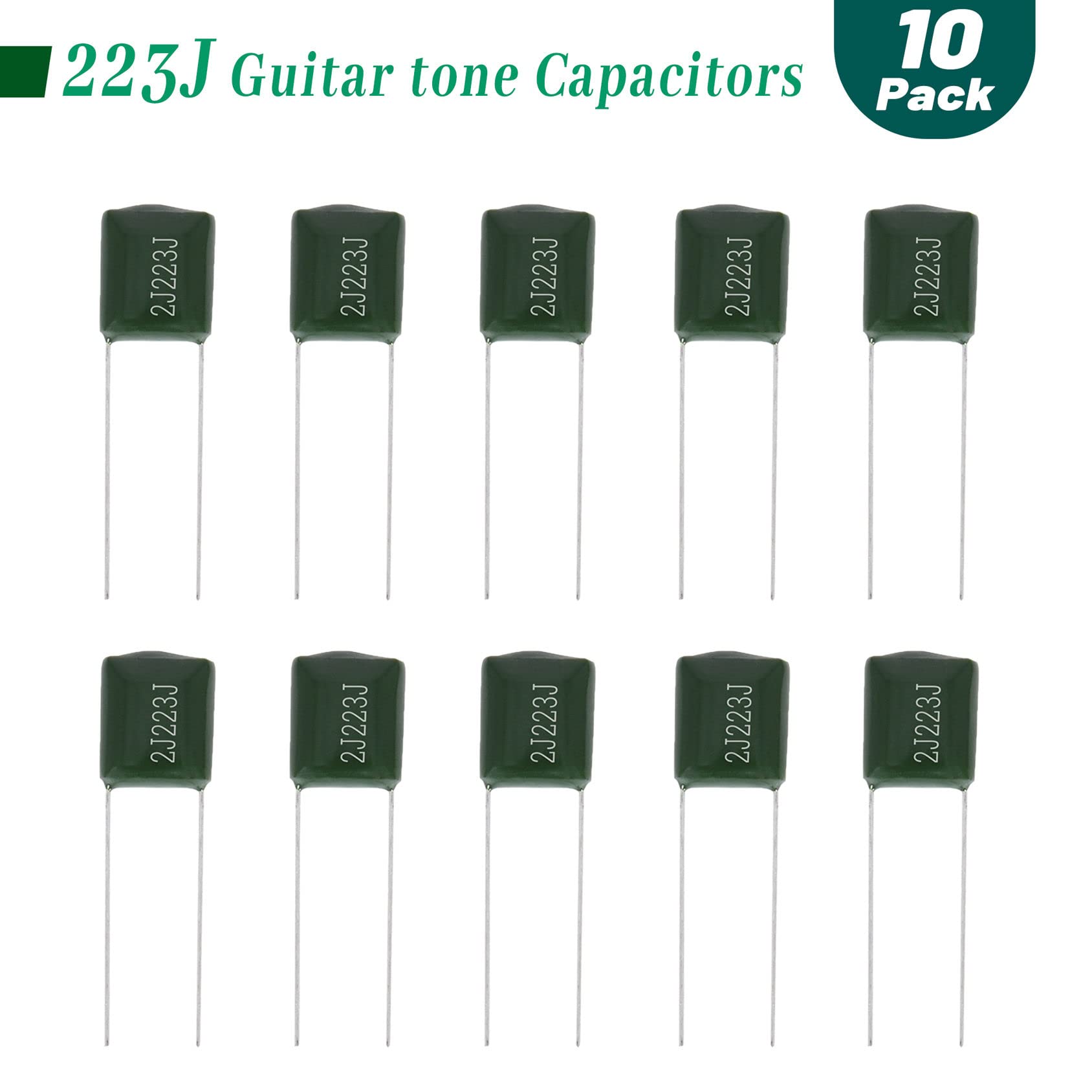 Guitar Tone Capacitor 223J 0.022uf-10pcs,103J .01uf-10pcs,473J .047uF-10pcs Capacitors Polypropylene Electronic Accessories 630v