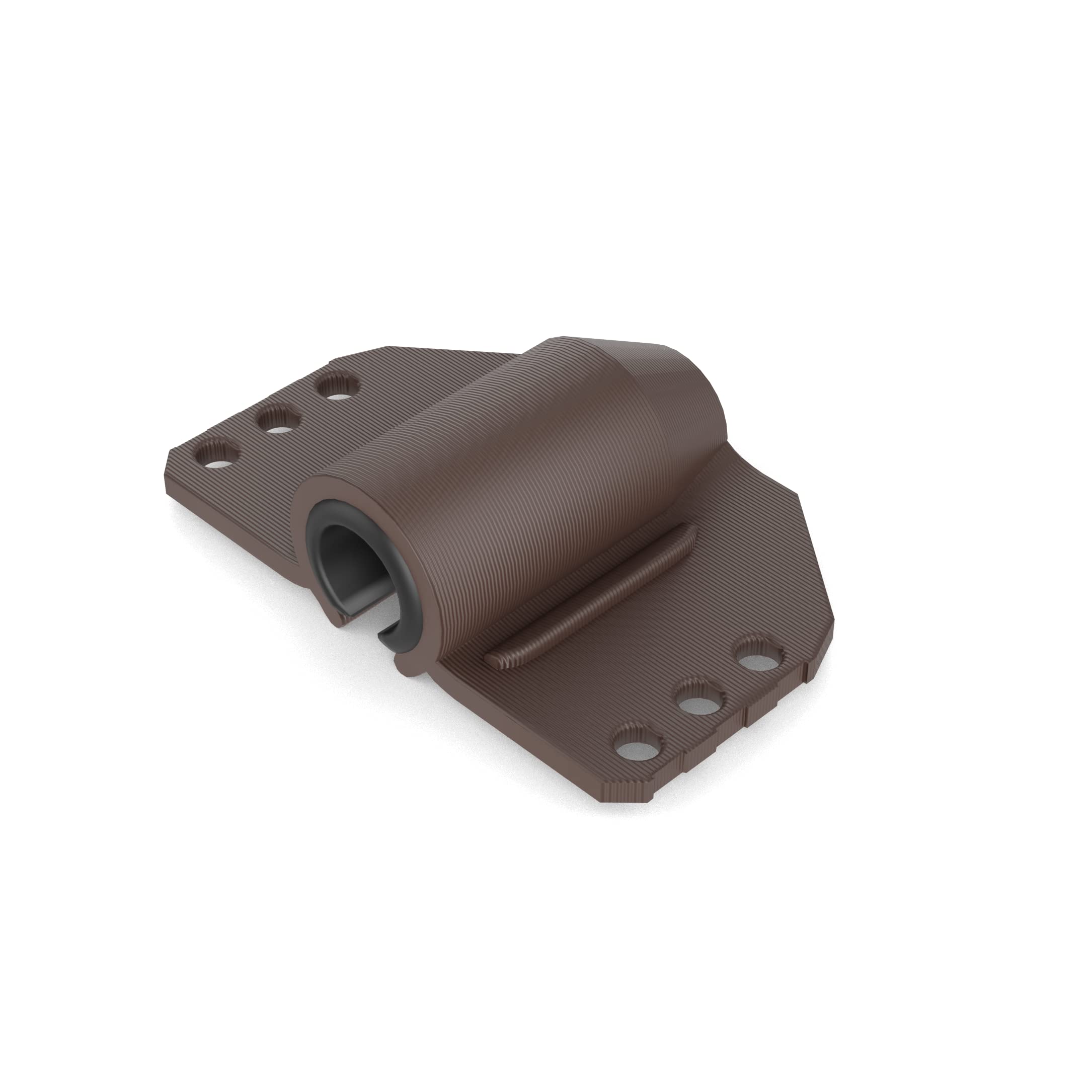 Isolate It Lavalier Microphone Isolation Shield System With Sorbothane (Compatible With Sennheiser Me2, Brown/Black)