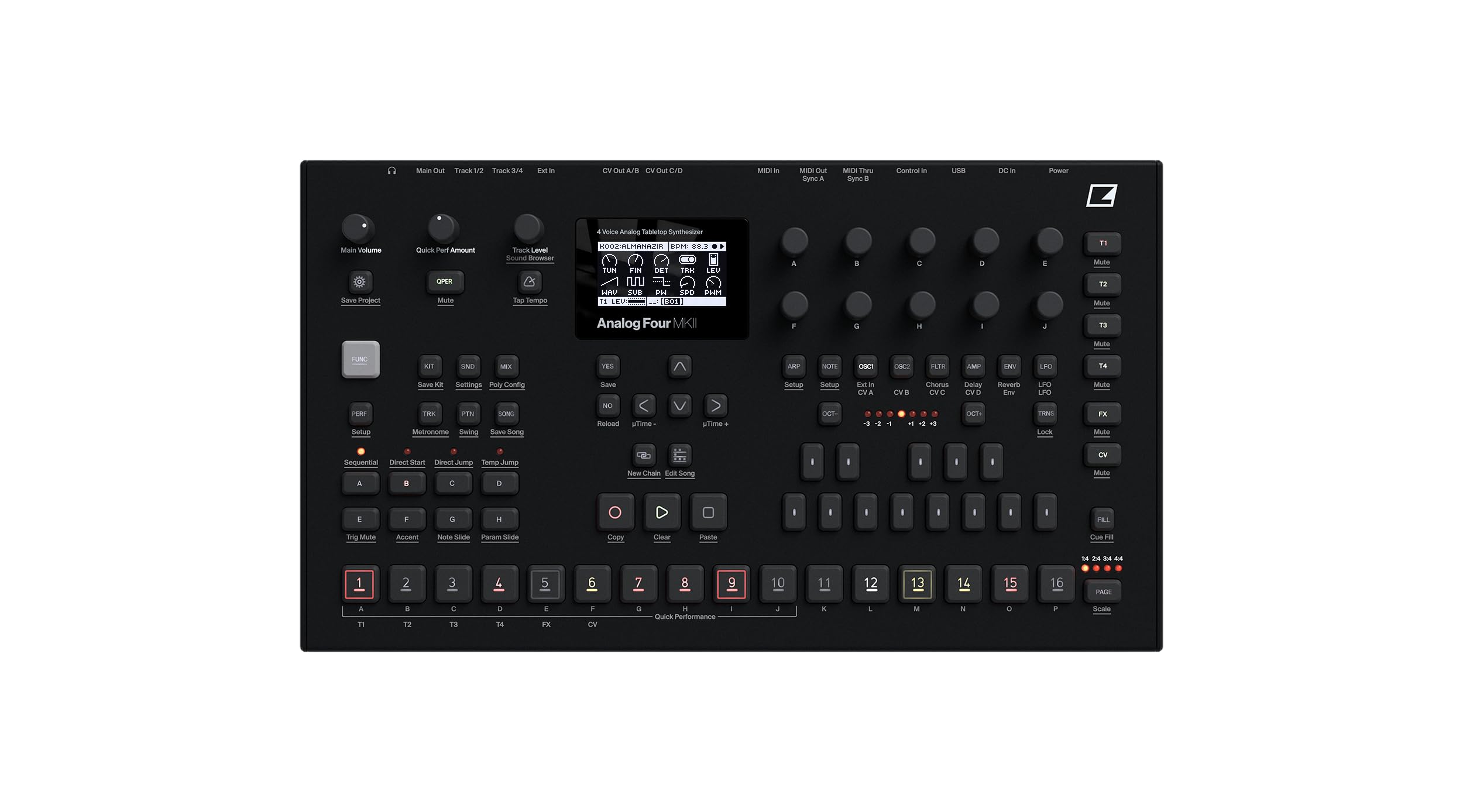 Elektron Analog Heat+FX Tabletop Stereo Analog Distortion Filter and Effects Processor