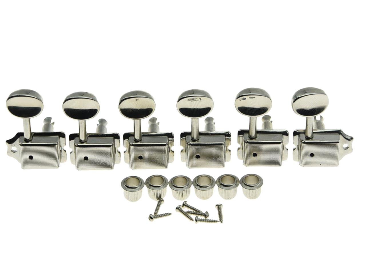 Dopro Nickel Split Shaft Vintage Guitar Tuning Keys Pegs Guitar Tuners Machine Heads For Strat Tele