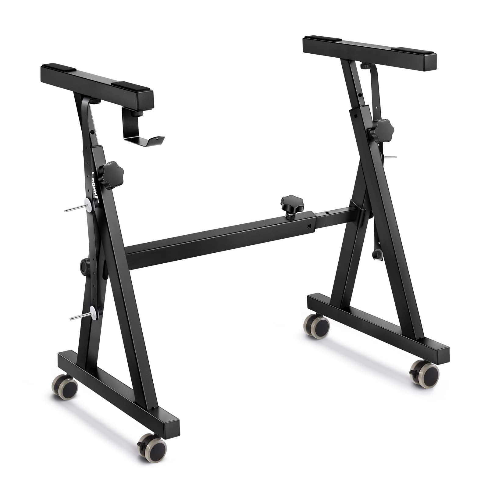 Donner Keyboard Stand, Z-style Heavy-Duty Piano Stand, Adjustable and Portable Piano Keyboard Stand, Suitable for 54, 61 and 88 