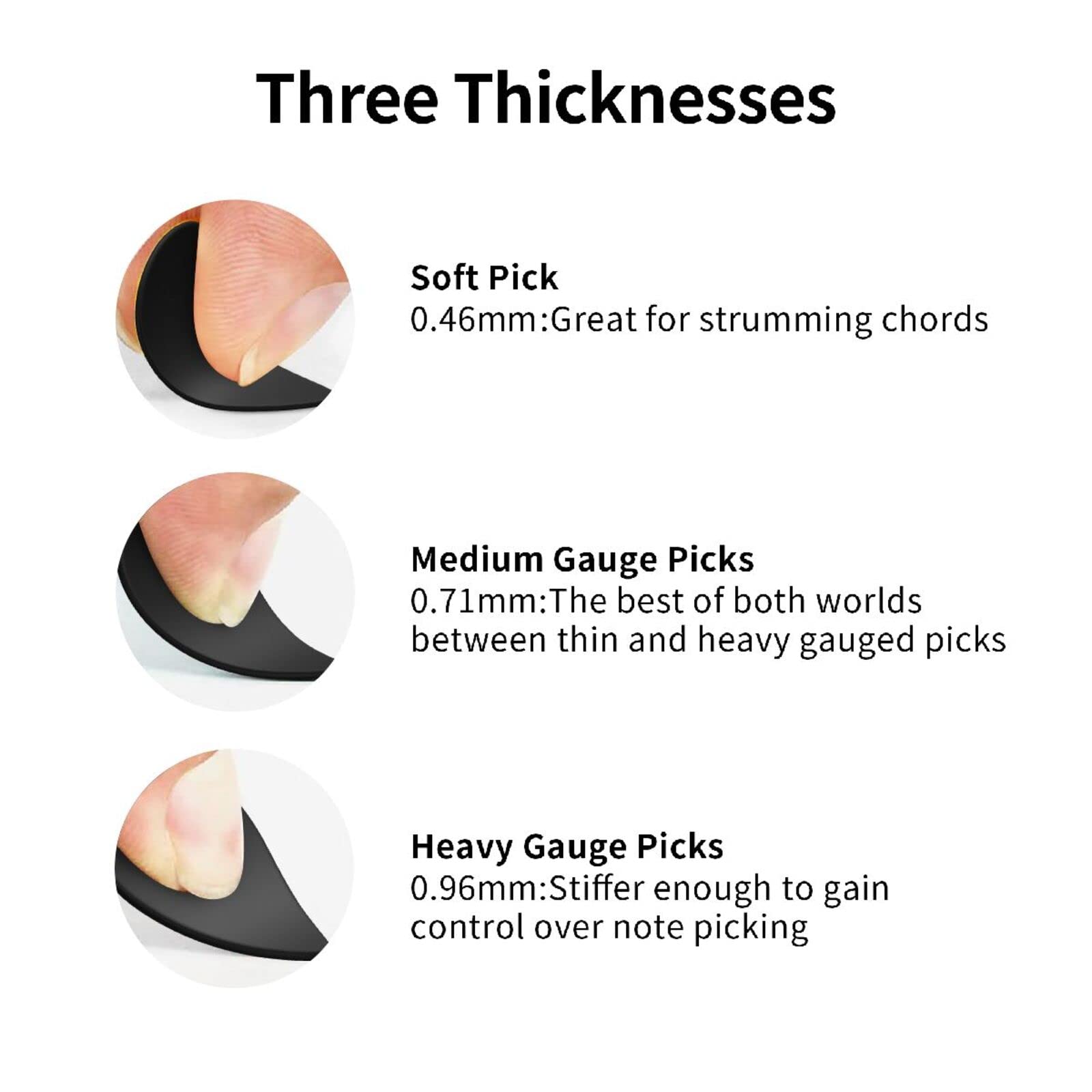 AMAPARK Custom 6-pack Guitar Picks, Personalized Guitar Pick With Your Photo Text Logo Name for Electric Guitar Bass Great Gift