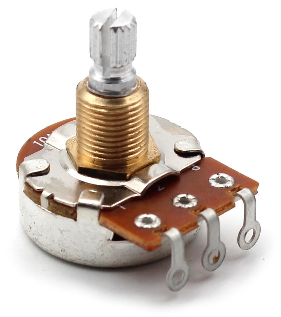 Set of Four (4X) Bourns 500K SHORT Split Shaft Audio Taper Low Friction Potentiometers