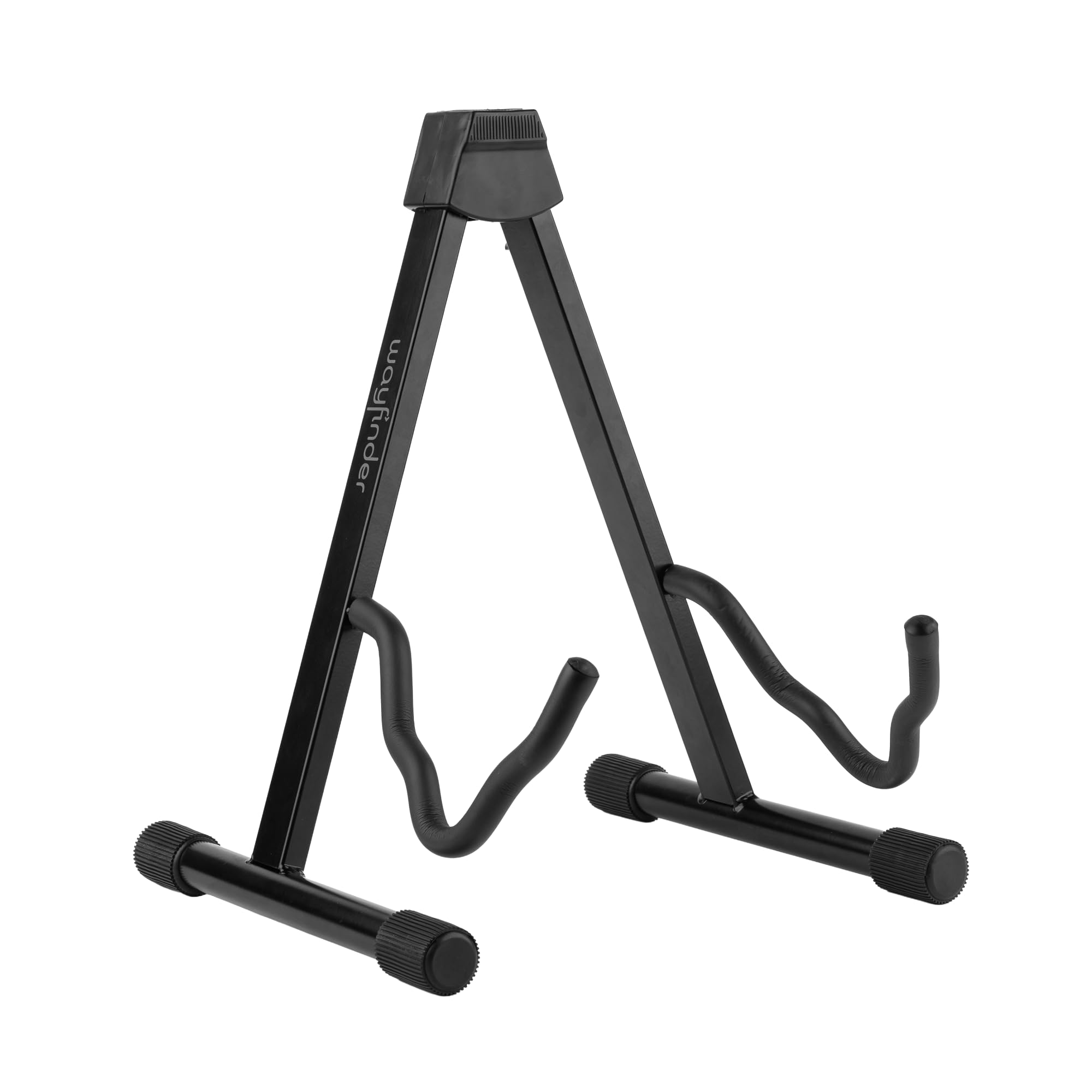 Wayfinder Supply Co. Universal A-Frame Foldable Guitar Stand, For School Music Program, Concerts & Multiple Users, (WF-GTR-ASTAN