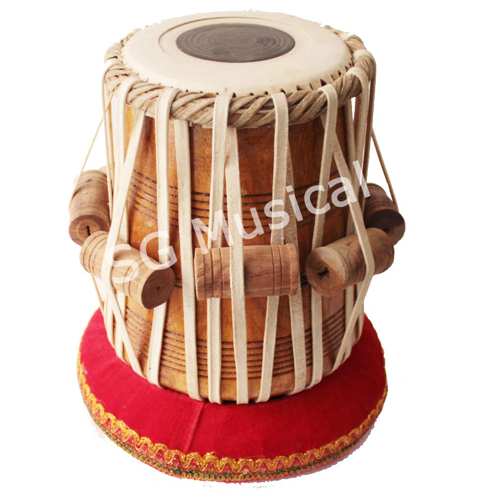Sg Musical Sheesham Handmade Tabla Dayan Natural Color - Head -6.50 Inch