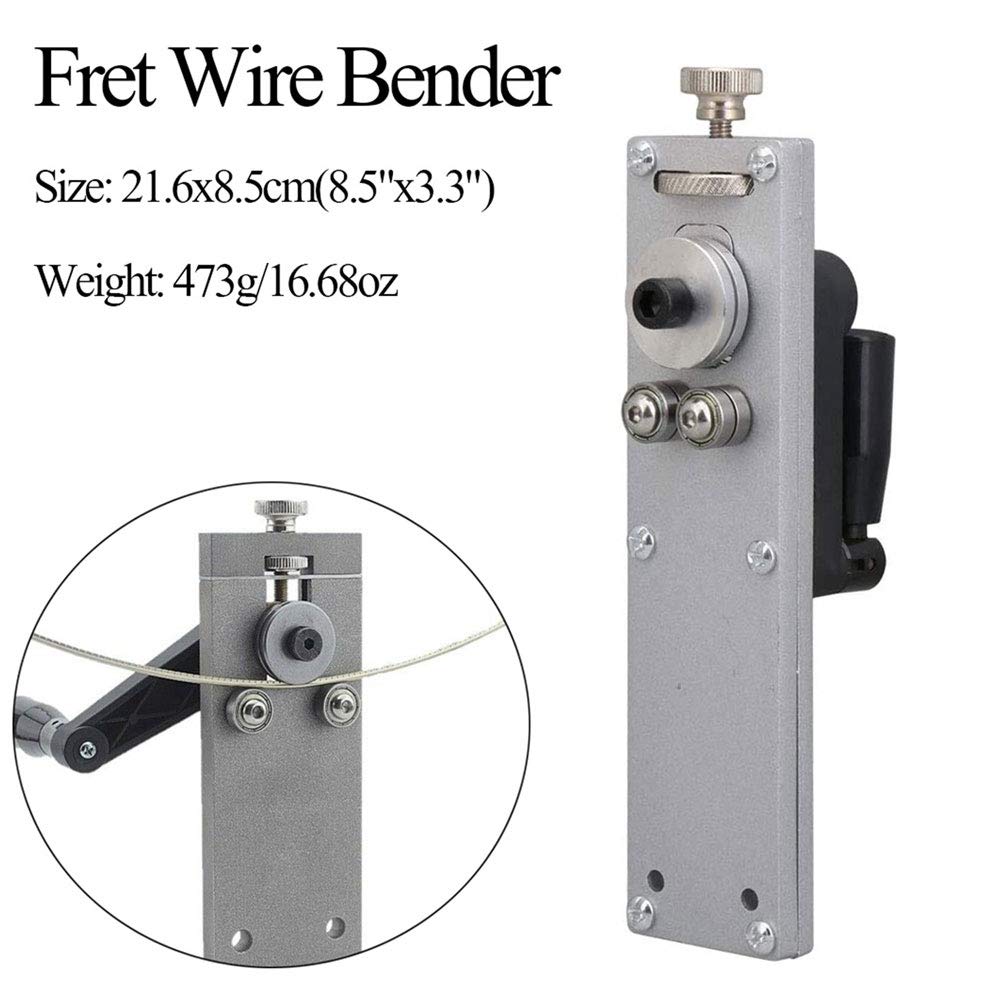 Tzong Guitar Fret Wire Bender - Fret Wire Bending and Straightening Luthier Tool for Guitar & Bass Radian Adjusters