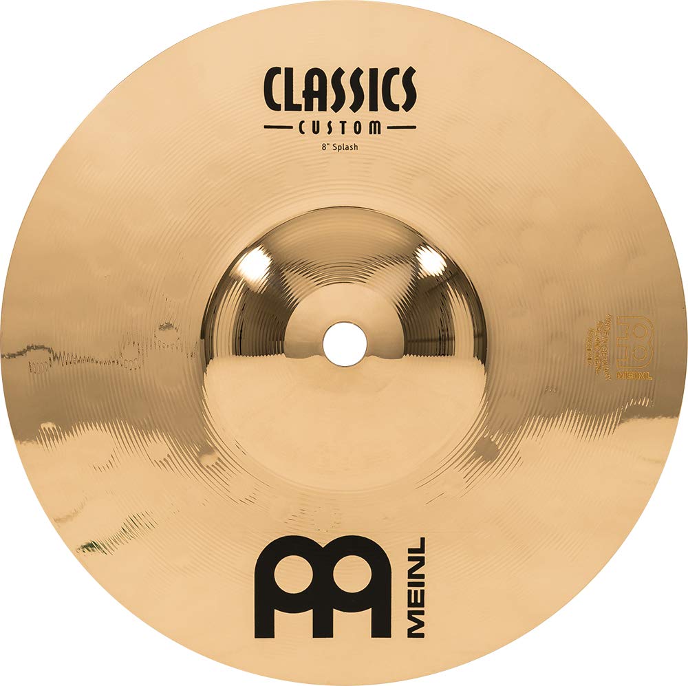 Meinl 8 Splash Cymbal - Classics Custom Brilliant - Made In Germany, 2-YEAR WARRANTY (CC8S-B)