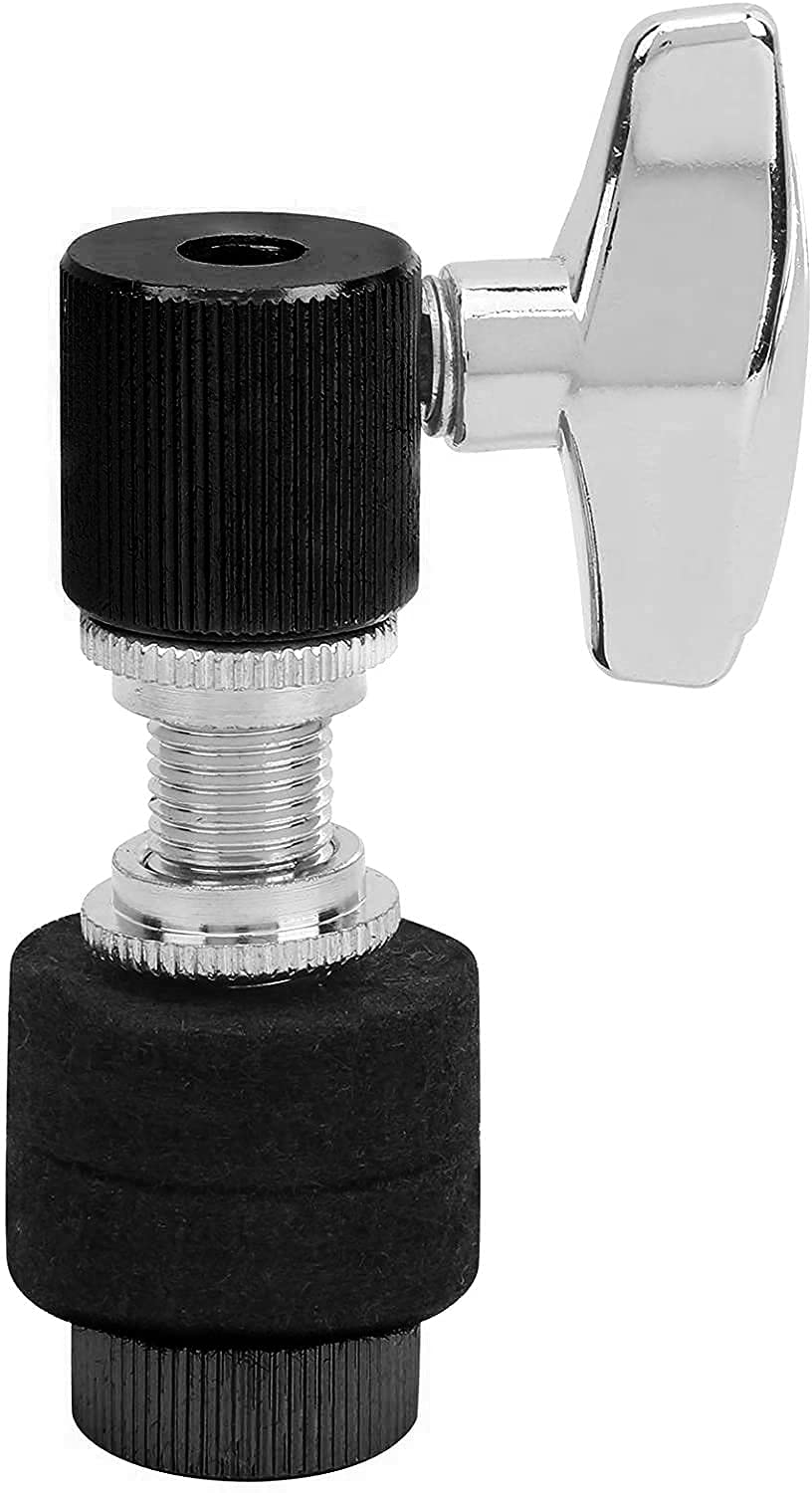 Jiayouy Jazz Drum Clutch Hi-Hat Cymbal Clutch for Standard Cymbal Jazz Drum Parts Accessories Black