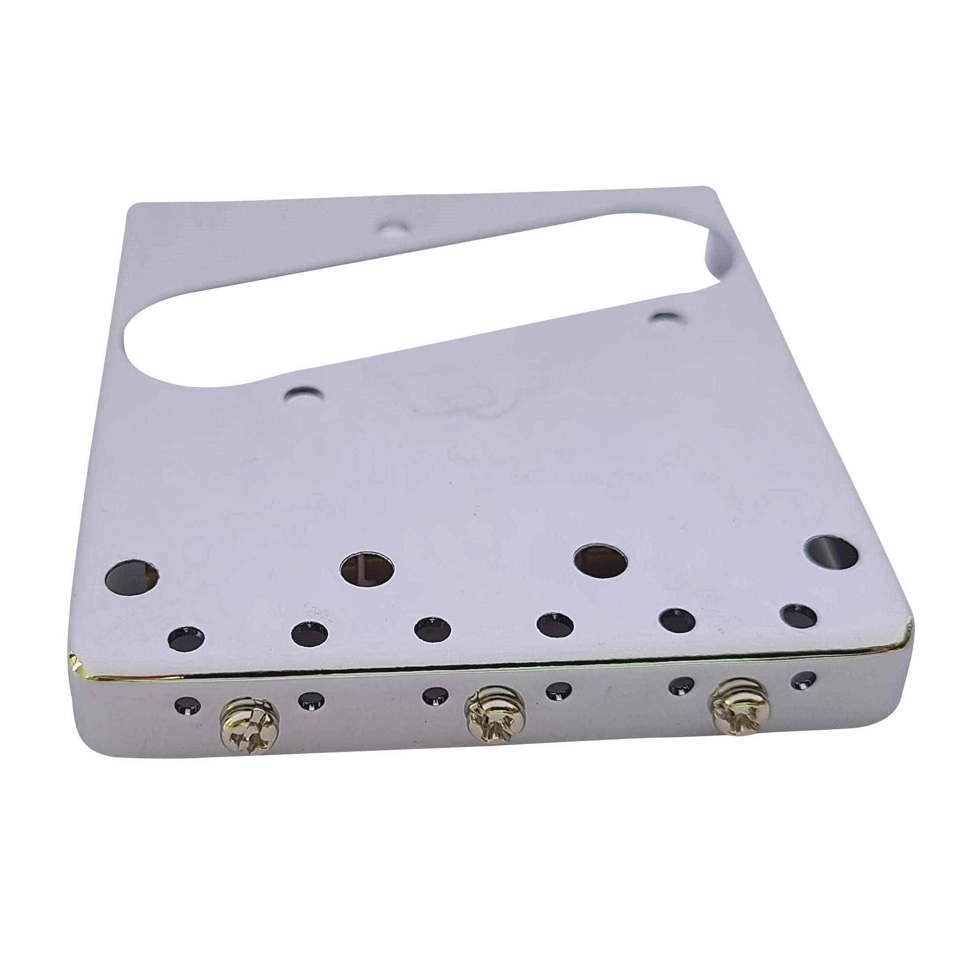 WTB Ashtray Bridge For Telecaster Guitar, Compensated Brass Saddles (Chrome)