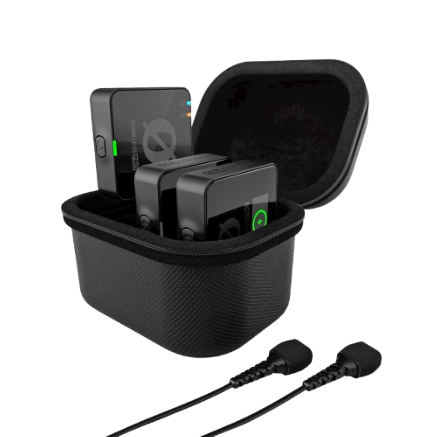 RODE Wireless PRO Compact Wireless Microphone System with Timecode, 32-bit Float On-board Recording, 2 Lavalier Microphones and 