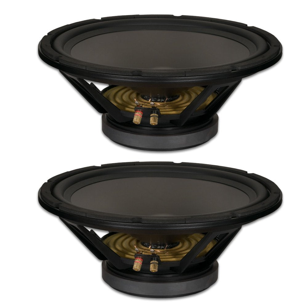 Goldwood Sound, Inc. Stage Subwoofer, Heavy Duty 8ohm 15 Woofers 550 Watts Each Replacement 2 Speaker Set (GW-15PC-8-2)