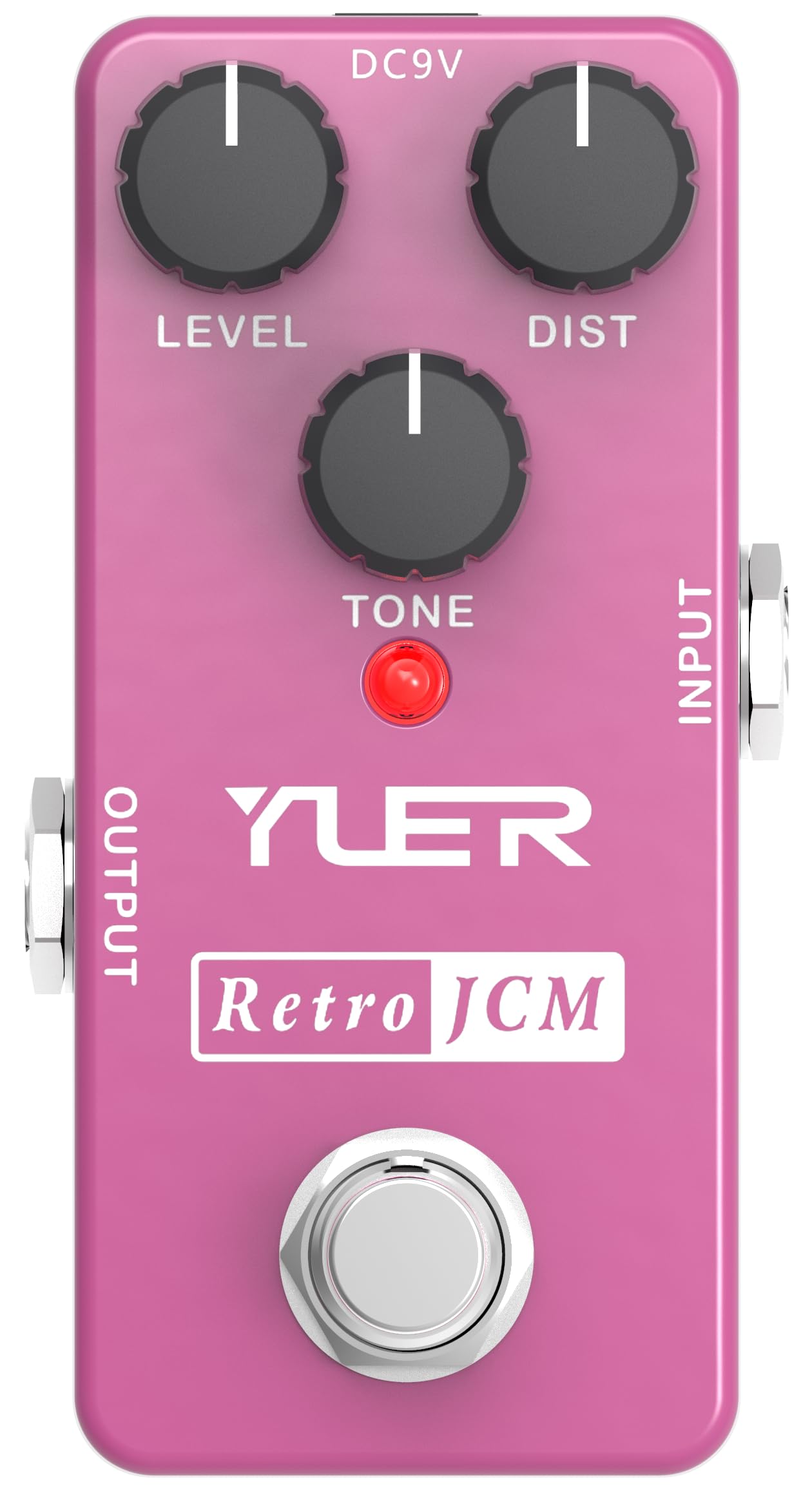 Retro JCM,Guitar Pedal,Electric Guitar Effects Pedal for Guitars and Bass Effect Pedals Mini Single Type DC 9V True Bypass
