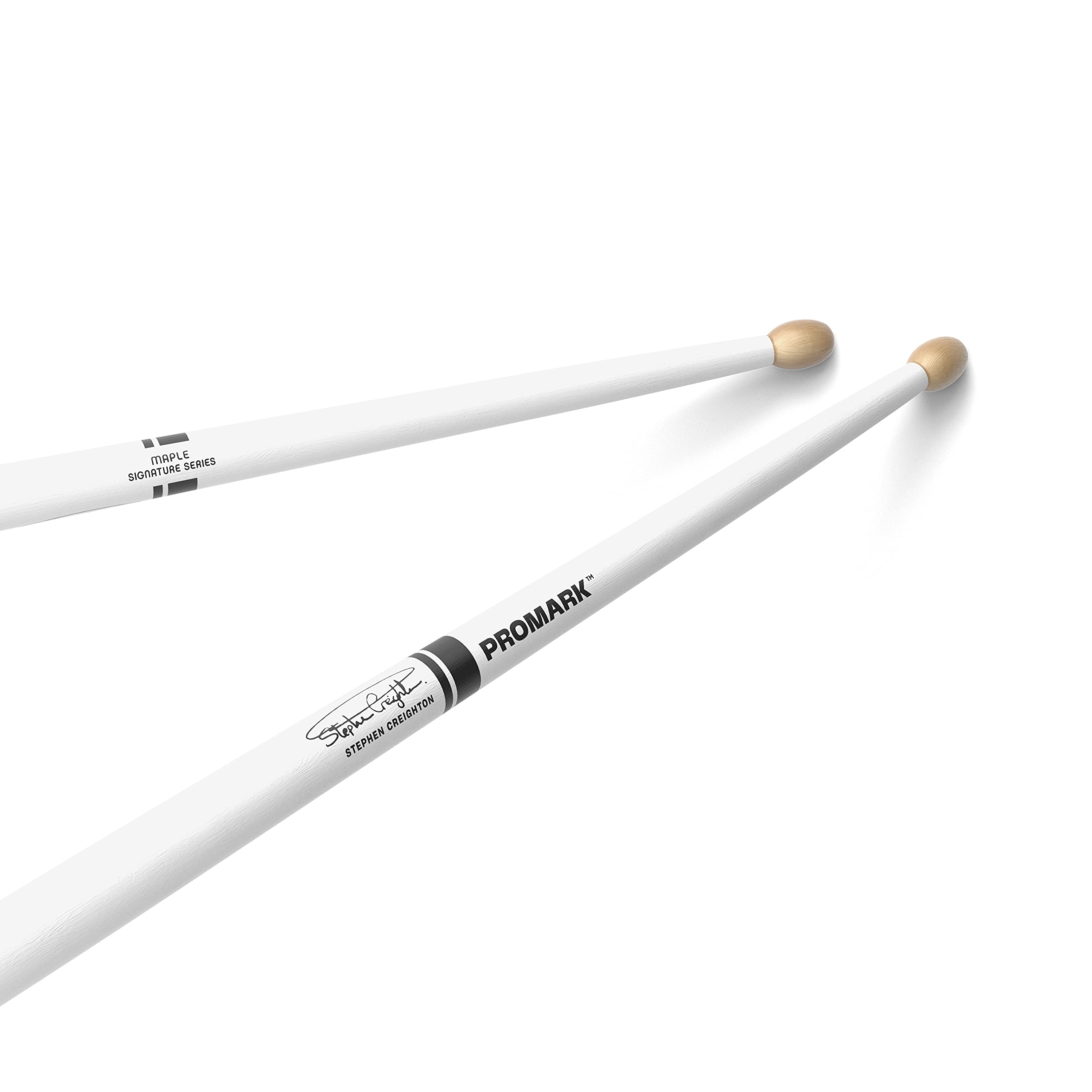ProMark Drum Sticks - Stephen Creighton Pipe Band Drumsticks - Drum Sticks Set - Wood Tip - White Maple Drumsticks Drum Sticks -