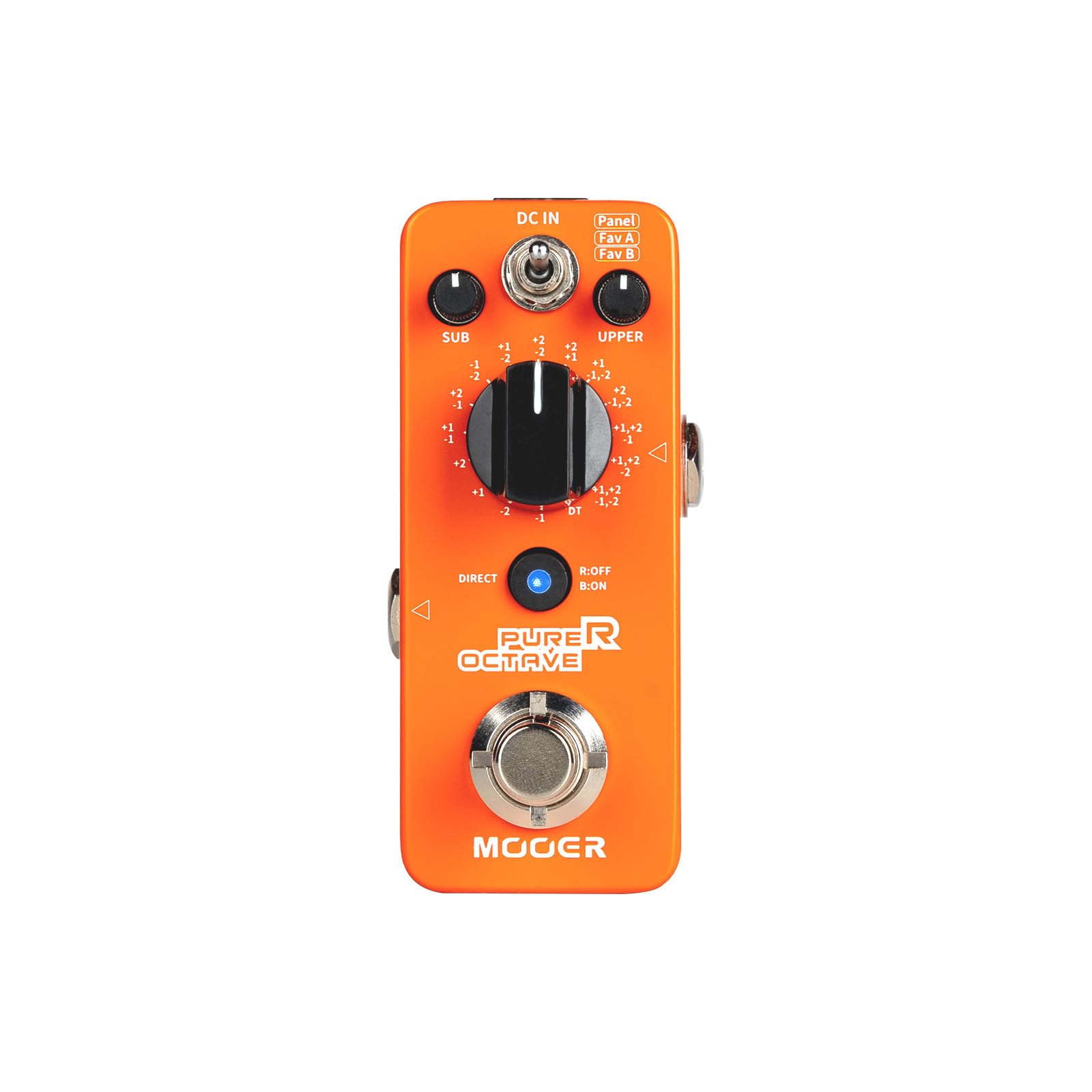 Mooer Purer Octave Guitar Pedal With 15 Octave Modes And 3 Working Modes Switchable Dry Signal