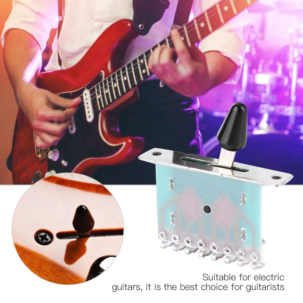 5 Way Toggle Switch Guitar Pickup Selector Electric Guitar Switch Knob with hat Screws