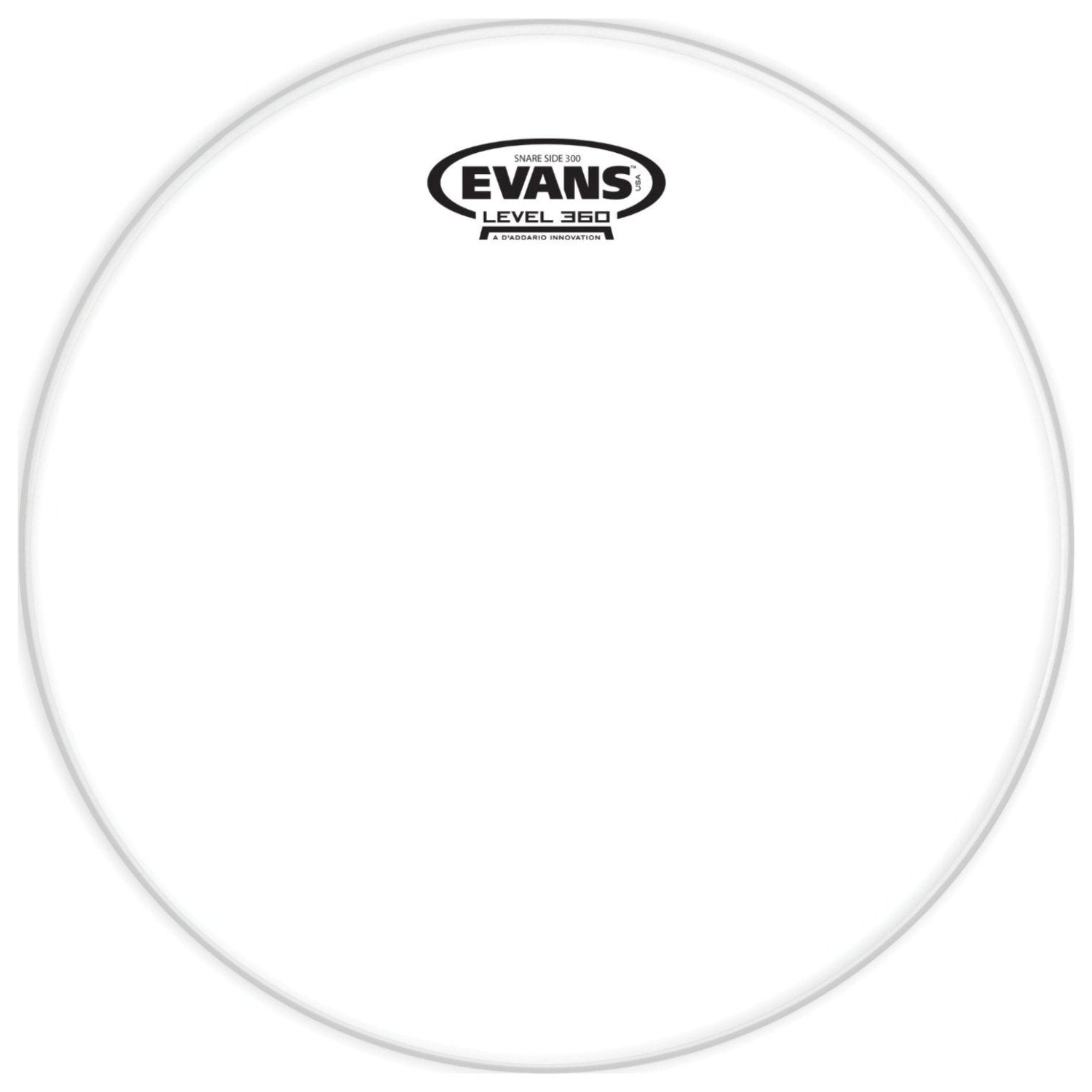 Evans Clear 300 Snare Side Drumhead, 13    - Made Using a Single Ply of 3mil Film for Wide Dynamic Range and Controlled Snare Re