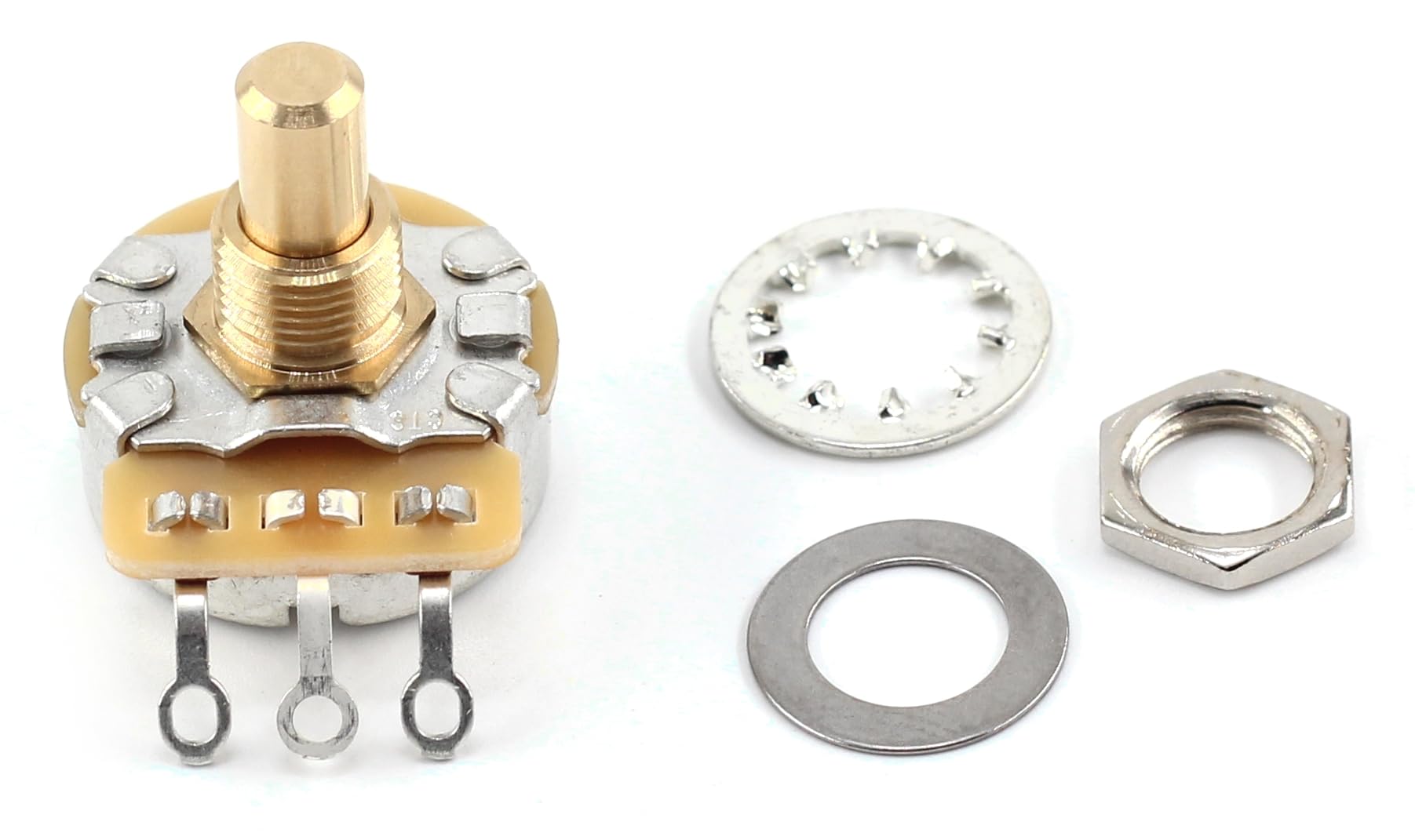 TAOT Precision Bass Wiring Kit - TAOT Custom 250kO Solid, .047 OD Cap - P-Bass