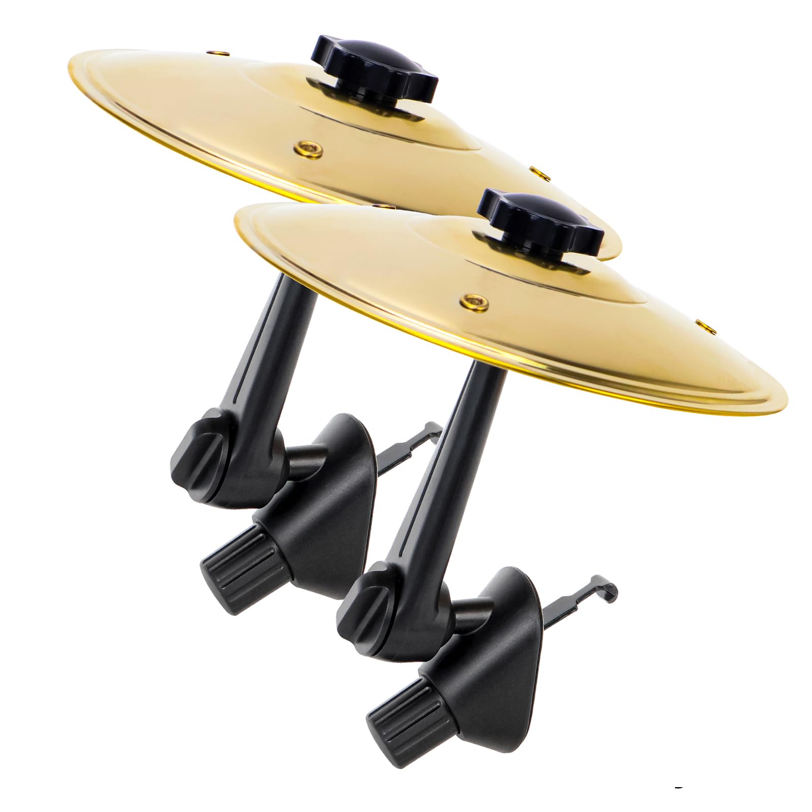 WGSWX 2 Pack Car Cymbal Air Vent, Clip-On Mini Drum Crash Cymbal, Car Symbol Drum for Music Lovers & Drummers, Universal Fit for