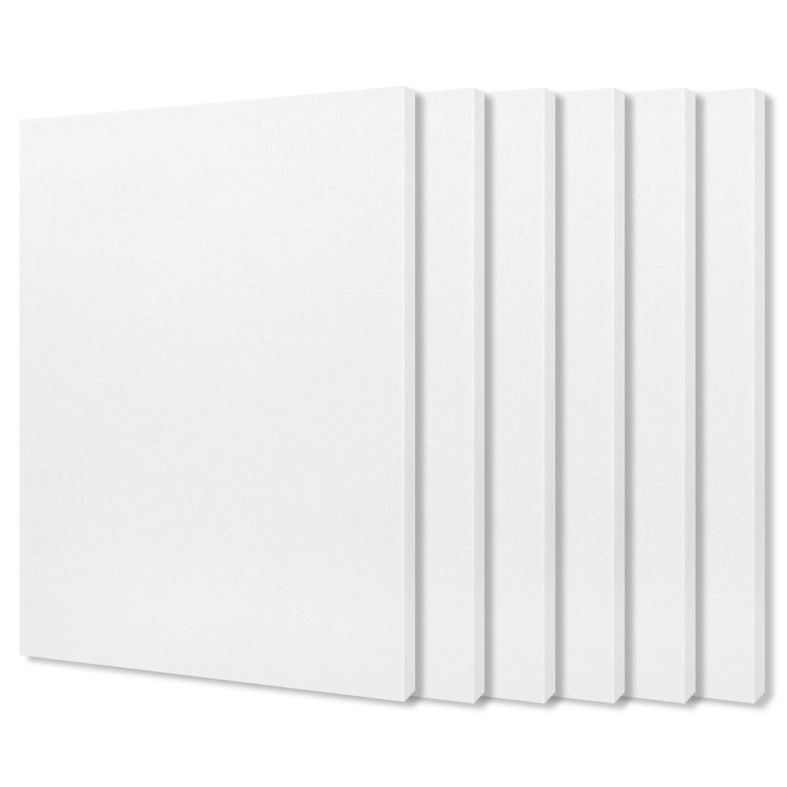 Bxi Sound Absorber - 31.5 X 23.6 X 3/8 Inches 6 Pack High Density Acoustic Absorption Panel, Sound Absorbing Panels Reduce Echo