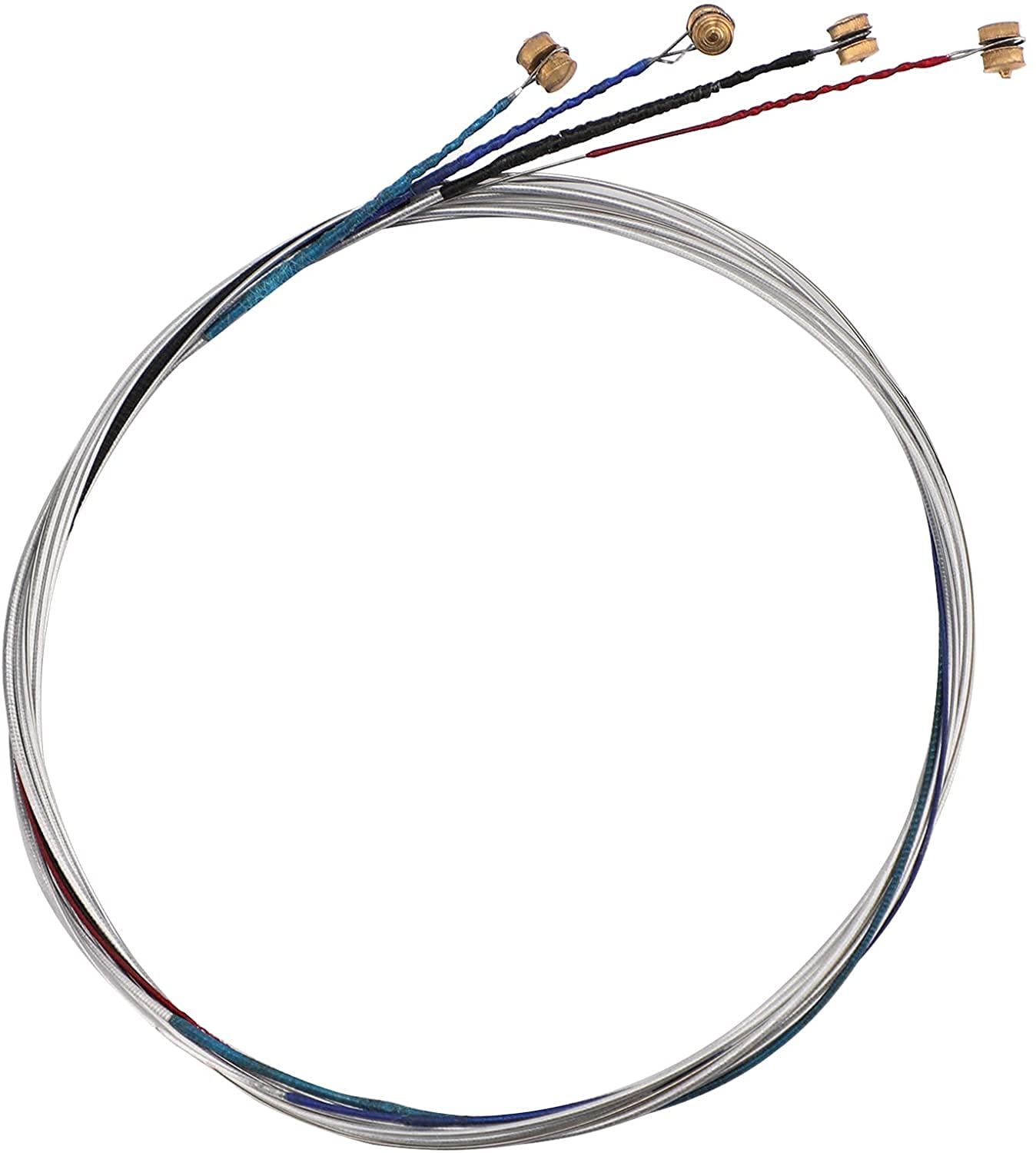 SAVITA 4/4 Violin String Universal Set Classic Silver String (GDAE) Steel Core with Nickel-Plated Ball Head for Violin Instrumen