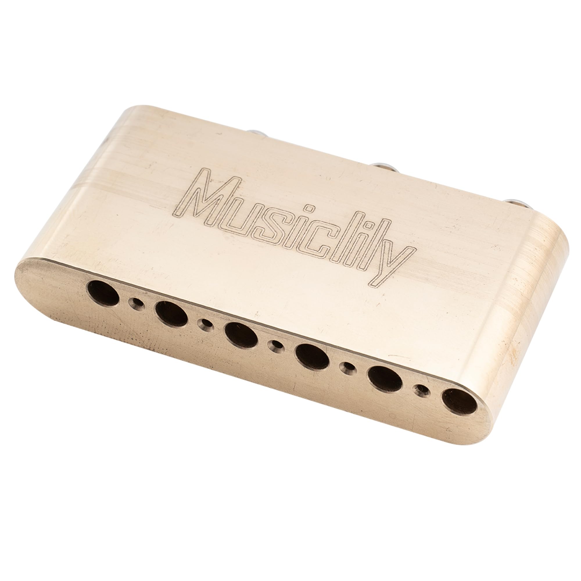 Musiclily Ultra Full Brass 36mm Tremolo Block 54mm String Spacing for Strat Style Electric Guitar Wilkinson M Series Bridge