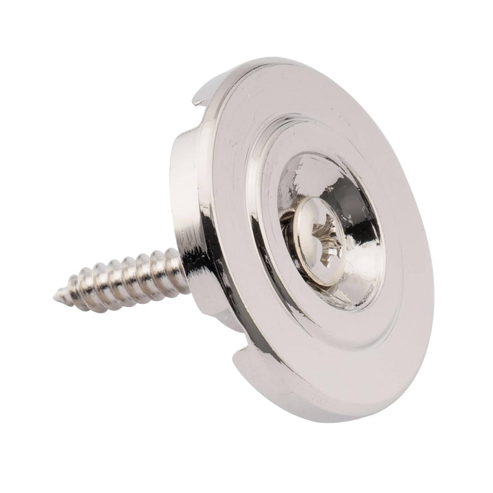 Musiclily Pro Steel 19mm Round Bass String Tree String Guide Retainer for Electric Bass, Nickel