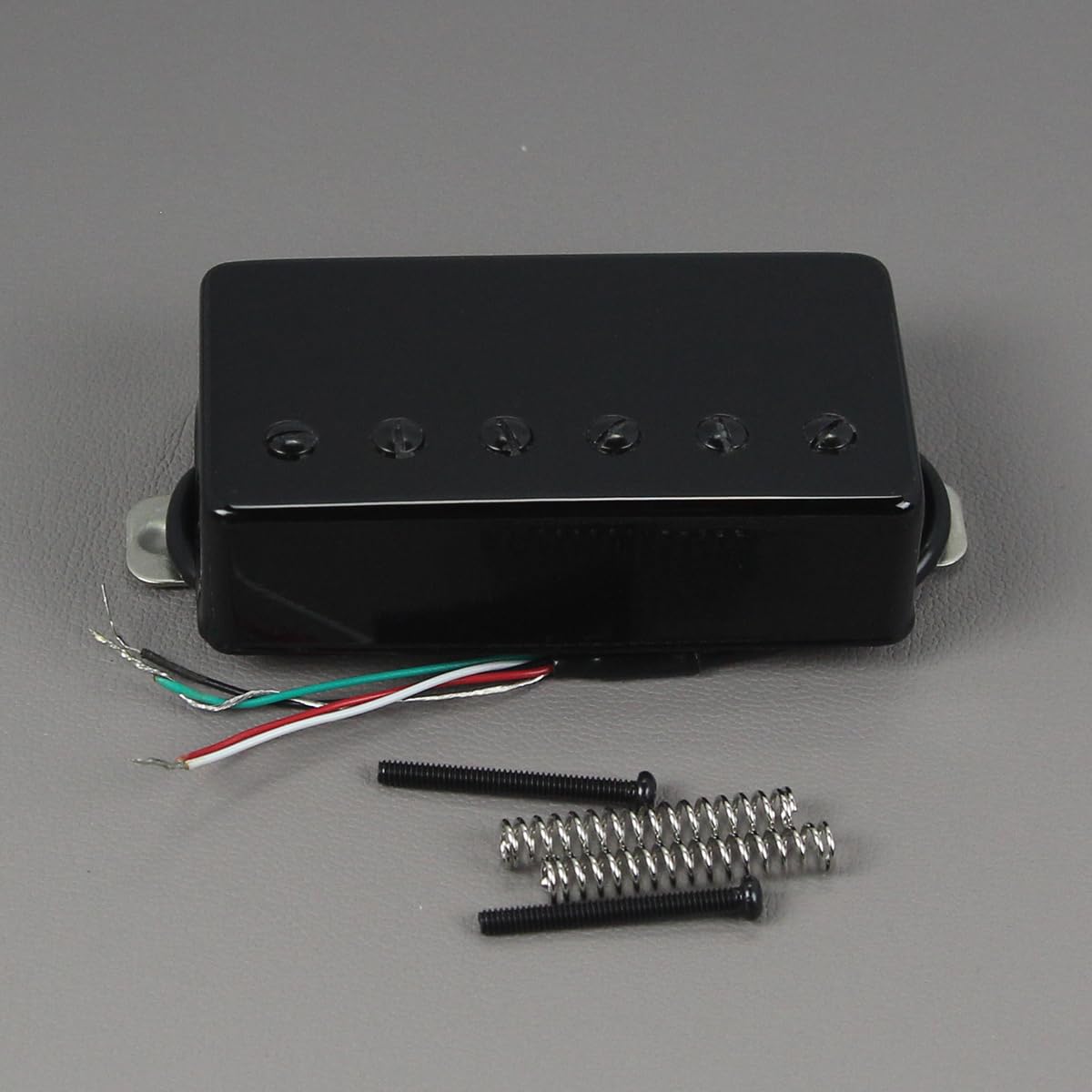 FLEOR Humbucker Pickup Ceramic Guitar Bridge Pickup Set Black Fit LP Style Electric Guitar