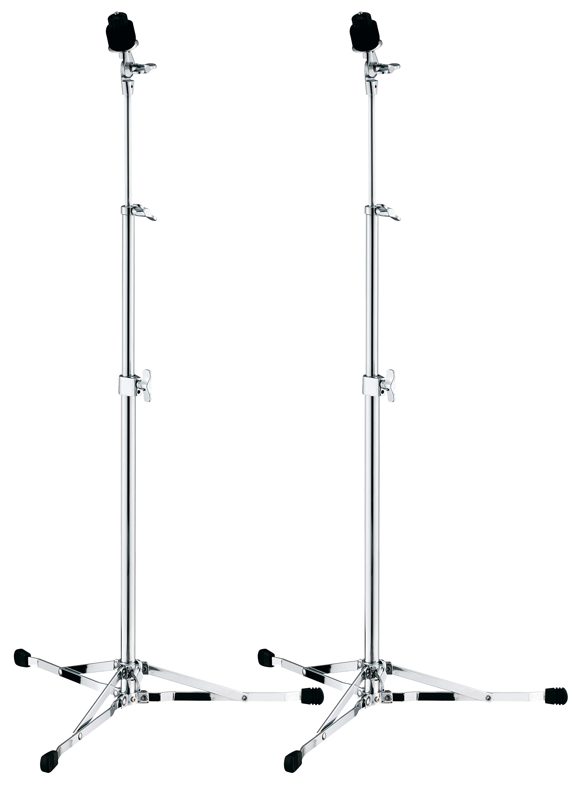 Tama HC52F Classic Light Straight Cymbal Stands - Flat Based, 2-pack - Bundle