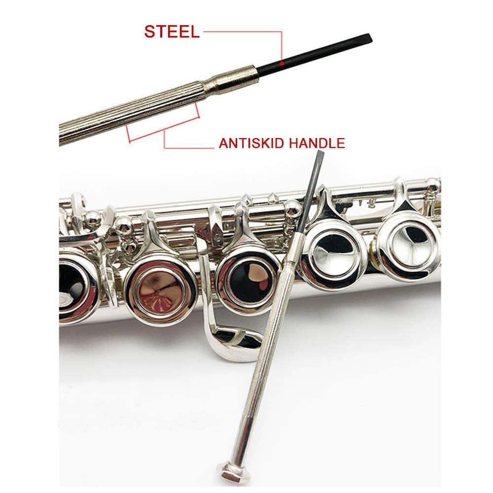 SKYNEO Clarinet Cleaning Kit, Saxophone Cleaning Kit, Clarinet & Saxophone Care Kit, Maintenance Kit with Case for Wind & Woodwi