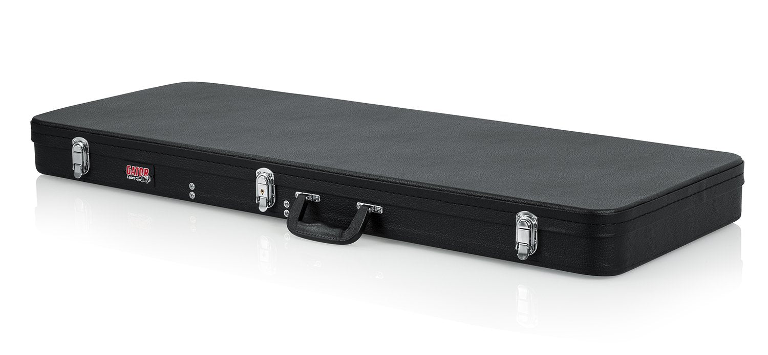 Gator Cases Hard-Shell Wood Case for Fender Jaguar/Jazzmaster Guitars (GWE-JAG) black
