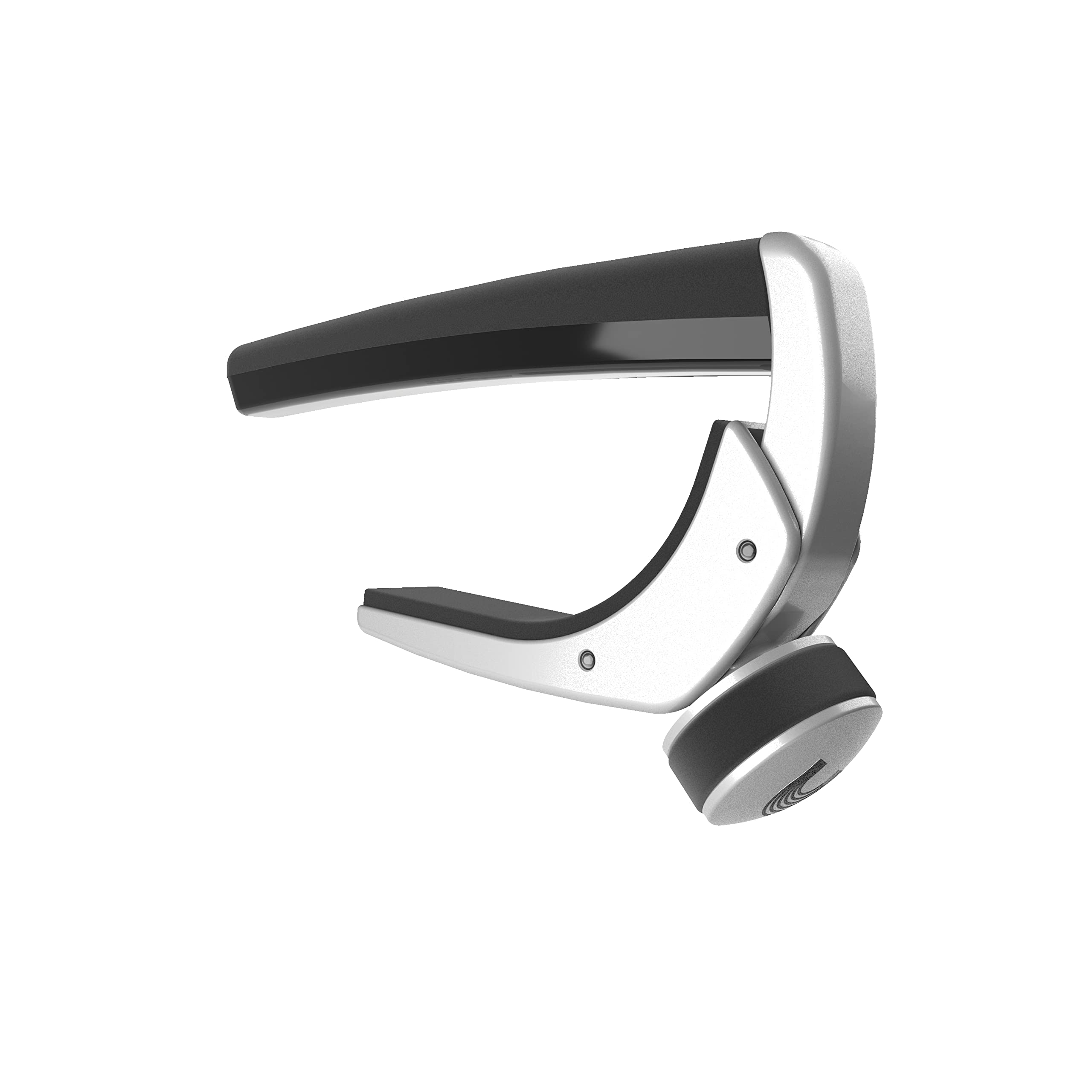 Planetwaves Guitar Capo - Pro Plus Capo - Ideal For Acoustic, Electric, Classical, & 12-String Guitars - Silver,White