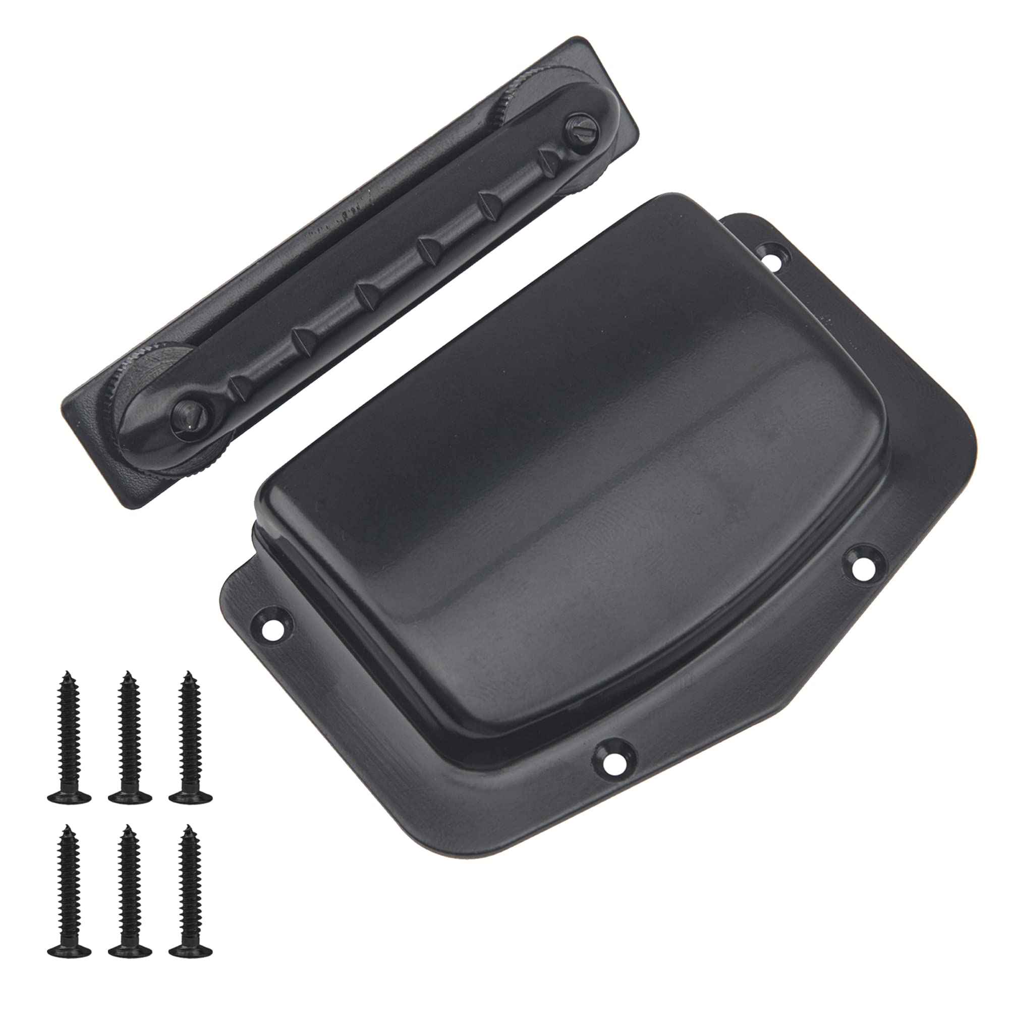 1Set Yootones Guitar Adjustable Bridge Tailpiece With Bridge Cover Set Include Mounting Screws Replacement Part Fixed Compatible