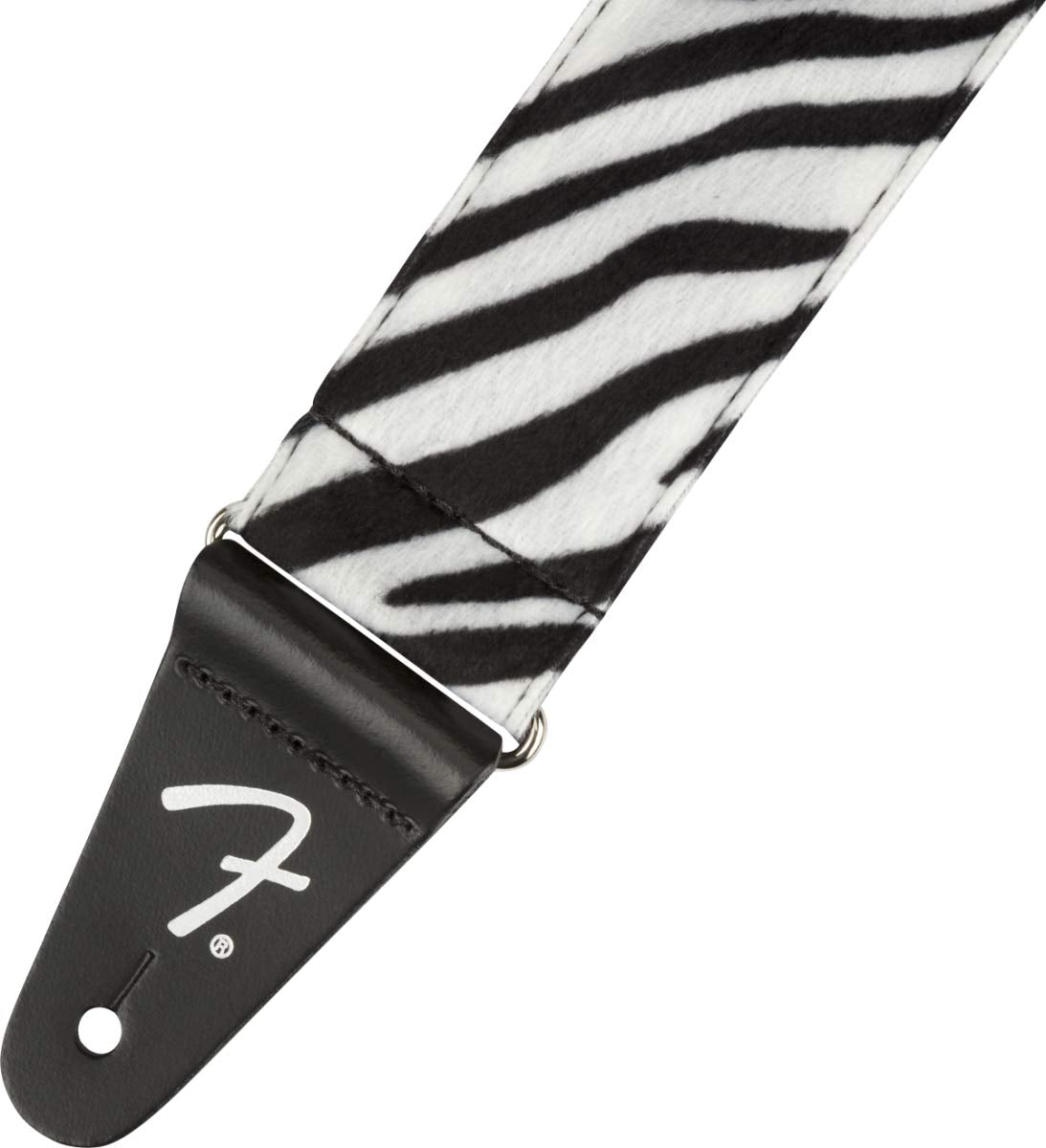 Fender Wild Animal Print Guitar Strap, Guitar Accessories, 2in, Zebra
