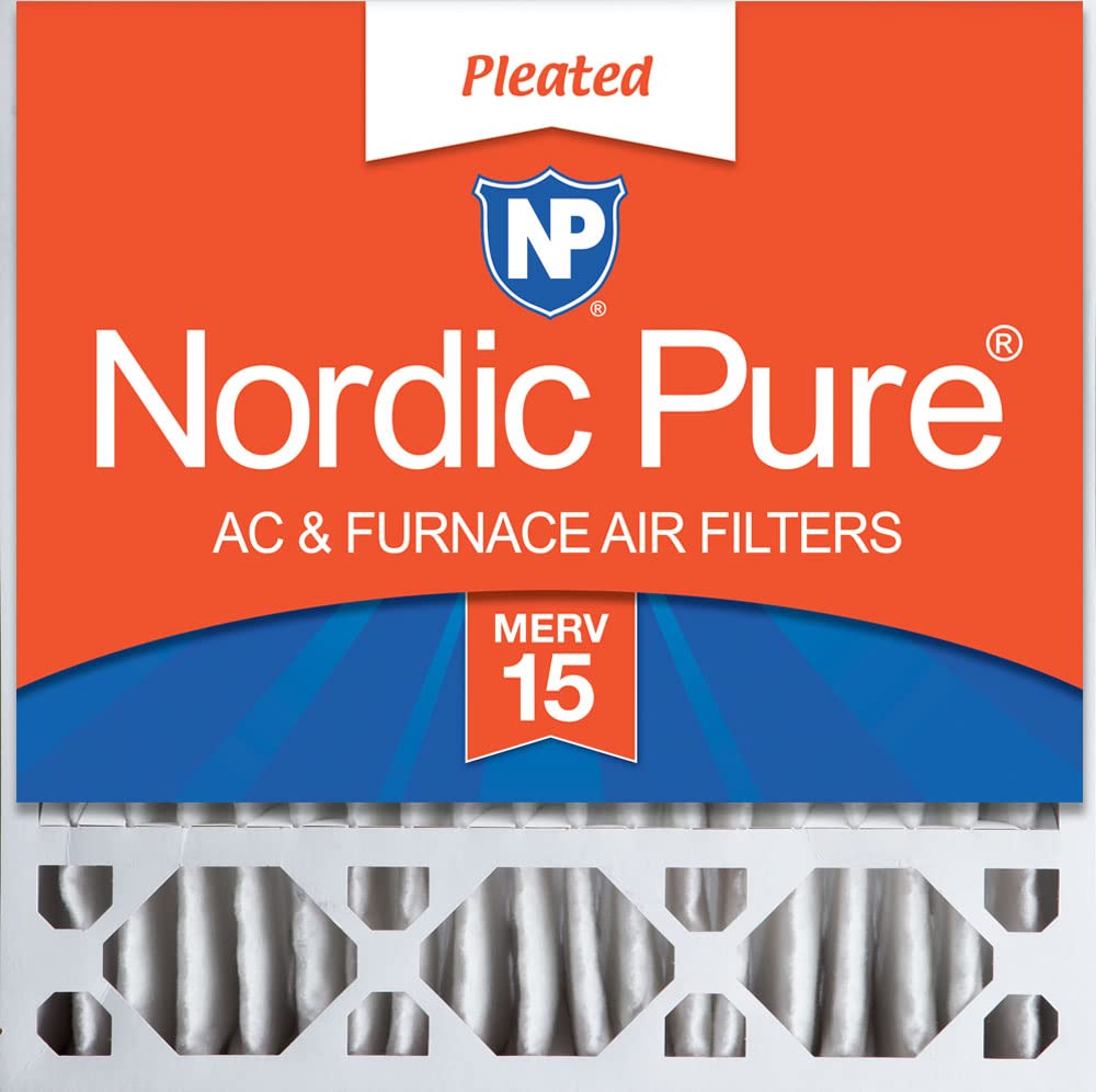 Nordic Pure 20X20X5 Merv 15 Honeywelllennox Replacement Ac Furnace Air Filter 1 Pack