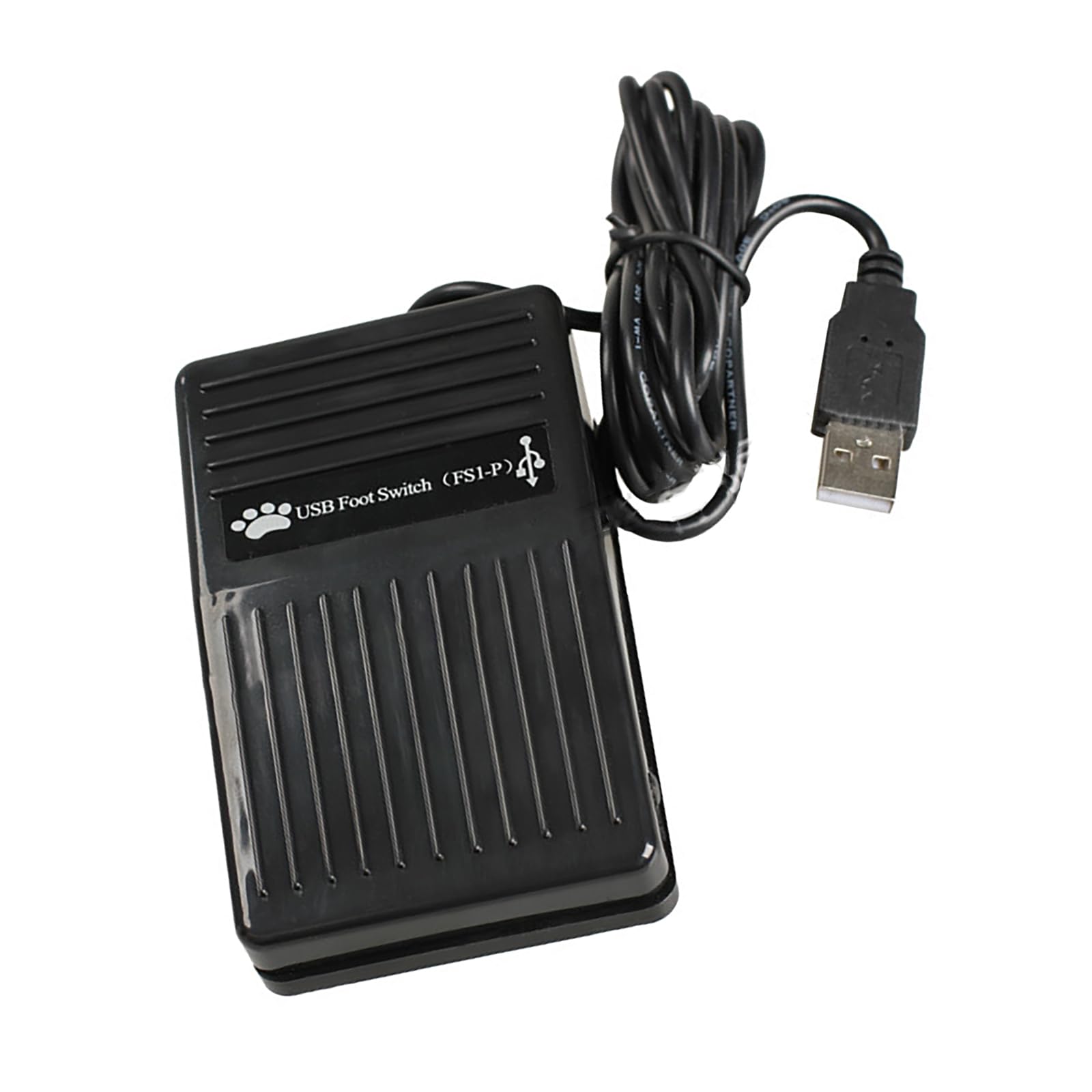 Mookeenone Usb Foot Switch Keyboard Adapter, Foot Switch Singal Pedal Footswitch Game Control For Keyboard Mouse Pc Laptop
