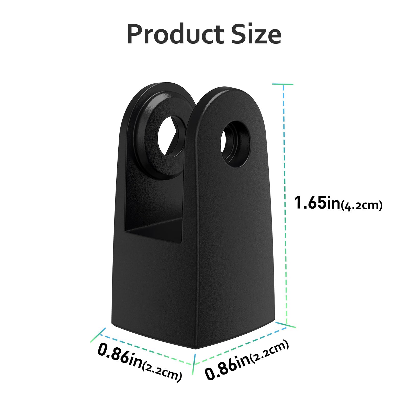 WIBOND Microphone Mount Adapter for HyperX QuadCast, HyperX QuadCast Mount Adapter HyperX QuadCast S Boom Arm Replacement Adapte