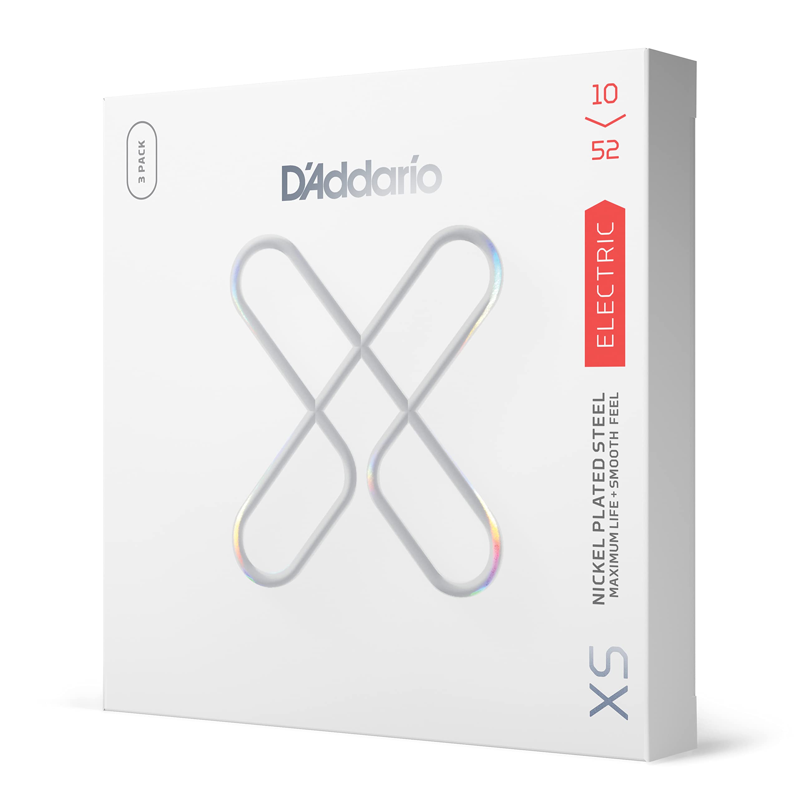 D'Addario Guitar Strings - Xs Nickel Coated Electric Guitar Strings - Xse1052-3P - Maximum Life With Smooth Feel & Exceptional T