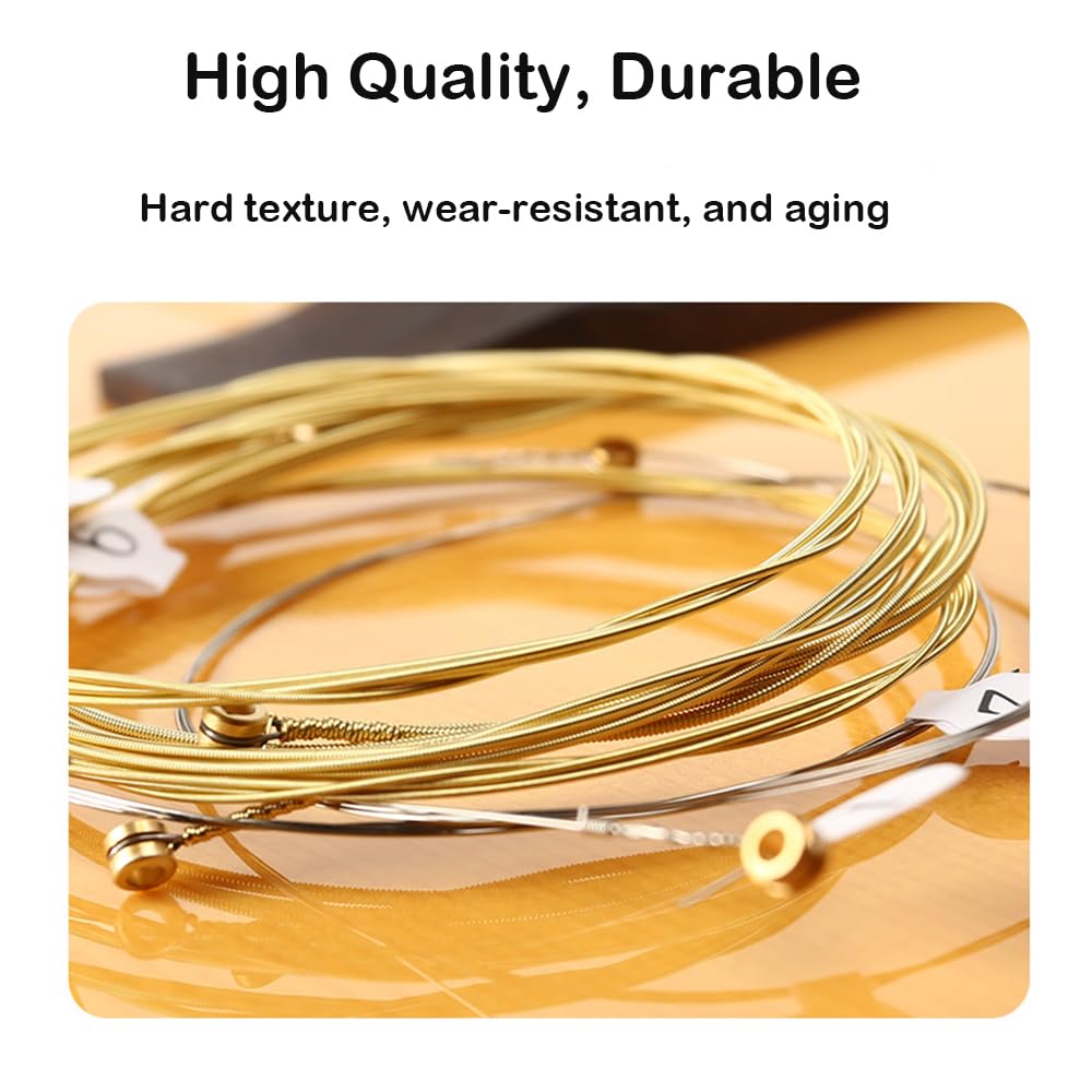 Guitar Strings set for Beginner Learner Practice(set of 6) with 3 in 1 guitar string cutter