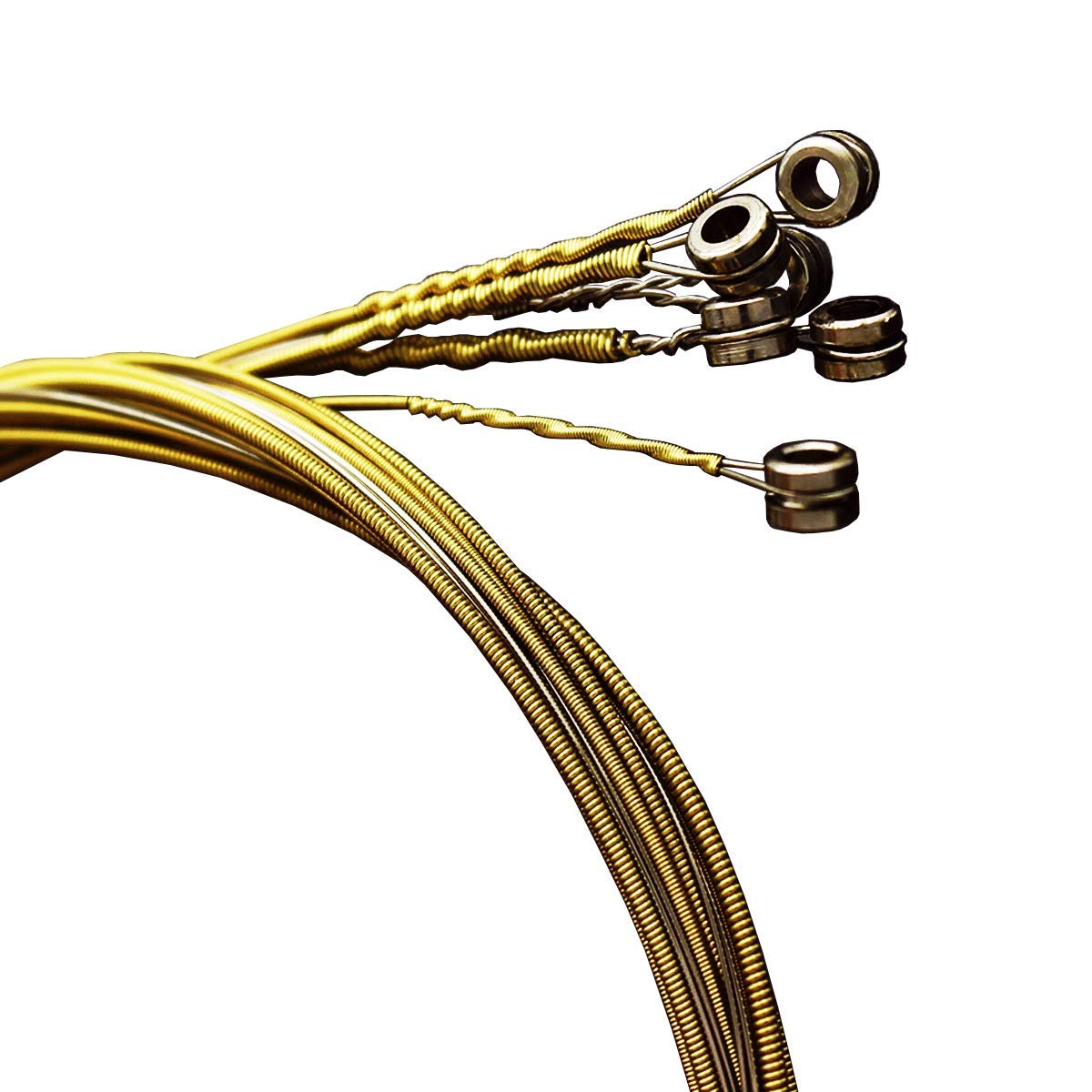 JYsun Acoustic Guitar Strings 3 Full Sets with Stainless Steel Core Phosphorus Bronze Wound Nickel-plated Bead Head Including E-