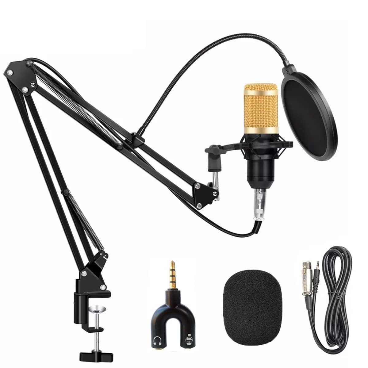 Device Of Urban Infotech Professional Bm800 Condenser Microphone For Studio Broadcasting & Recording Microphone Set With Mic Sta