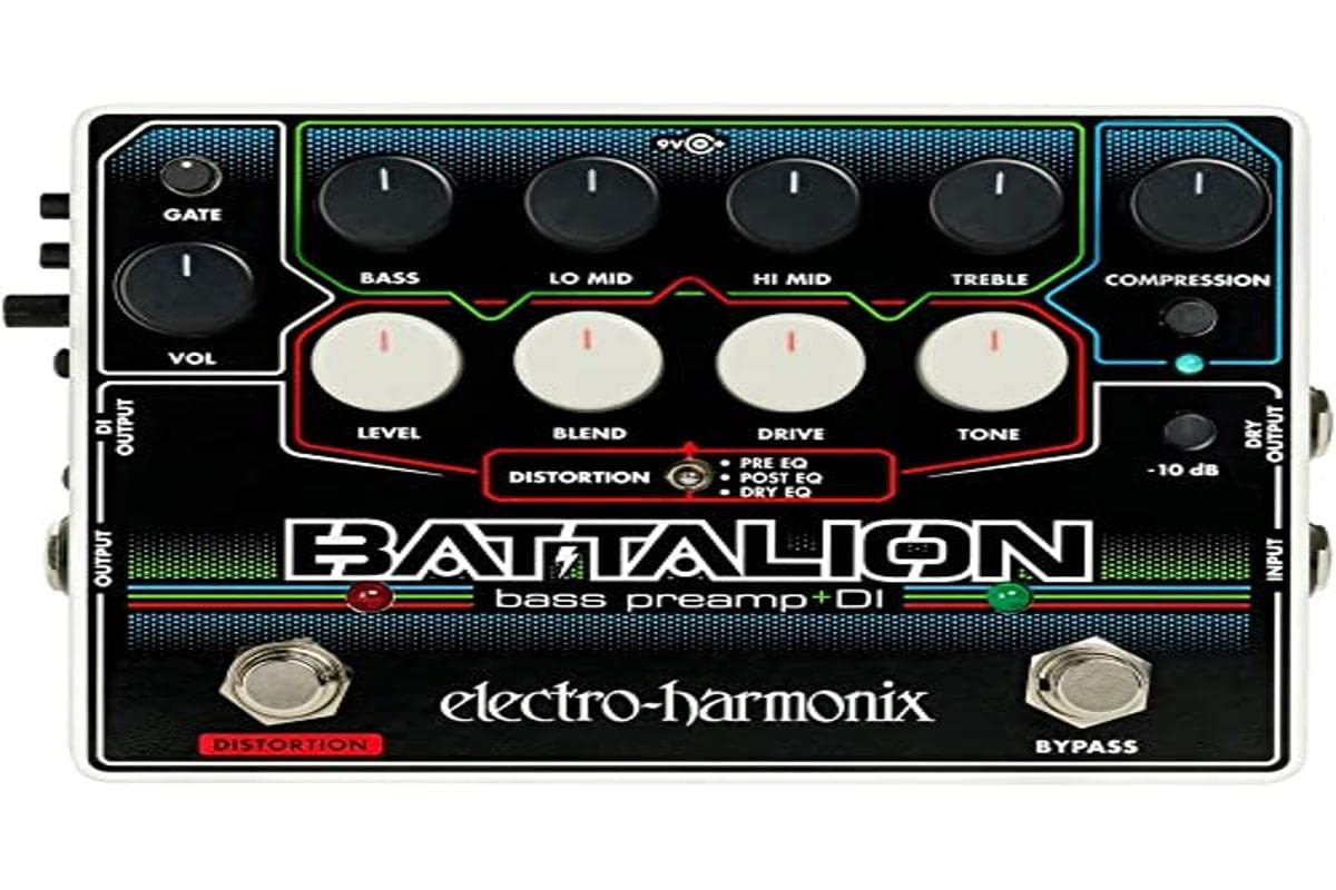 Electro-Harmonix Battalion Bass Preamp And Di Pedal