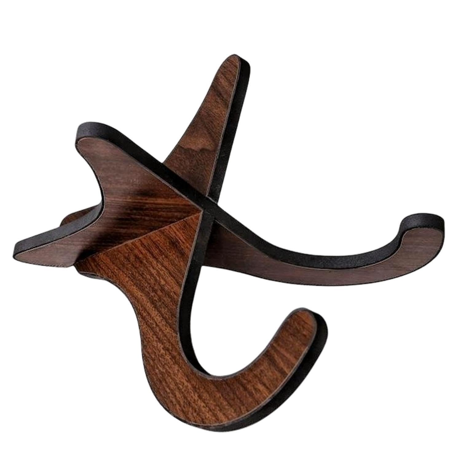Aebor Portable Wooden Ukelele Stand Holder, Portable Wood Ukulele Stand for Small Guitar, Violin, Banjo, Mandolin