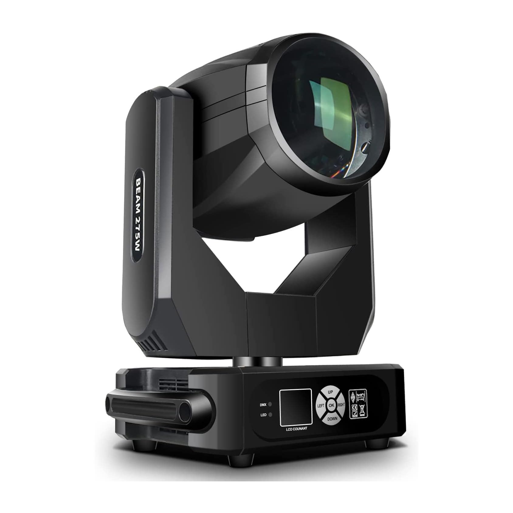 SHEHDS 275W Moving Head Lights,10R Beam Effect,14 Gobos,14 Colors,2 Prisms,Linear Zoom,Frost & Rainbow Wheel, Stage Lighting DJ 